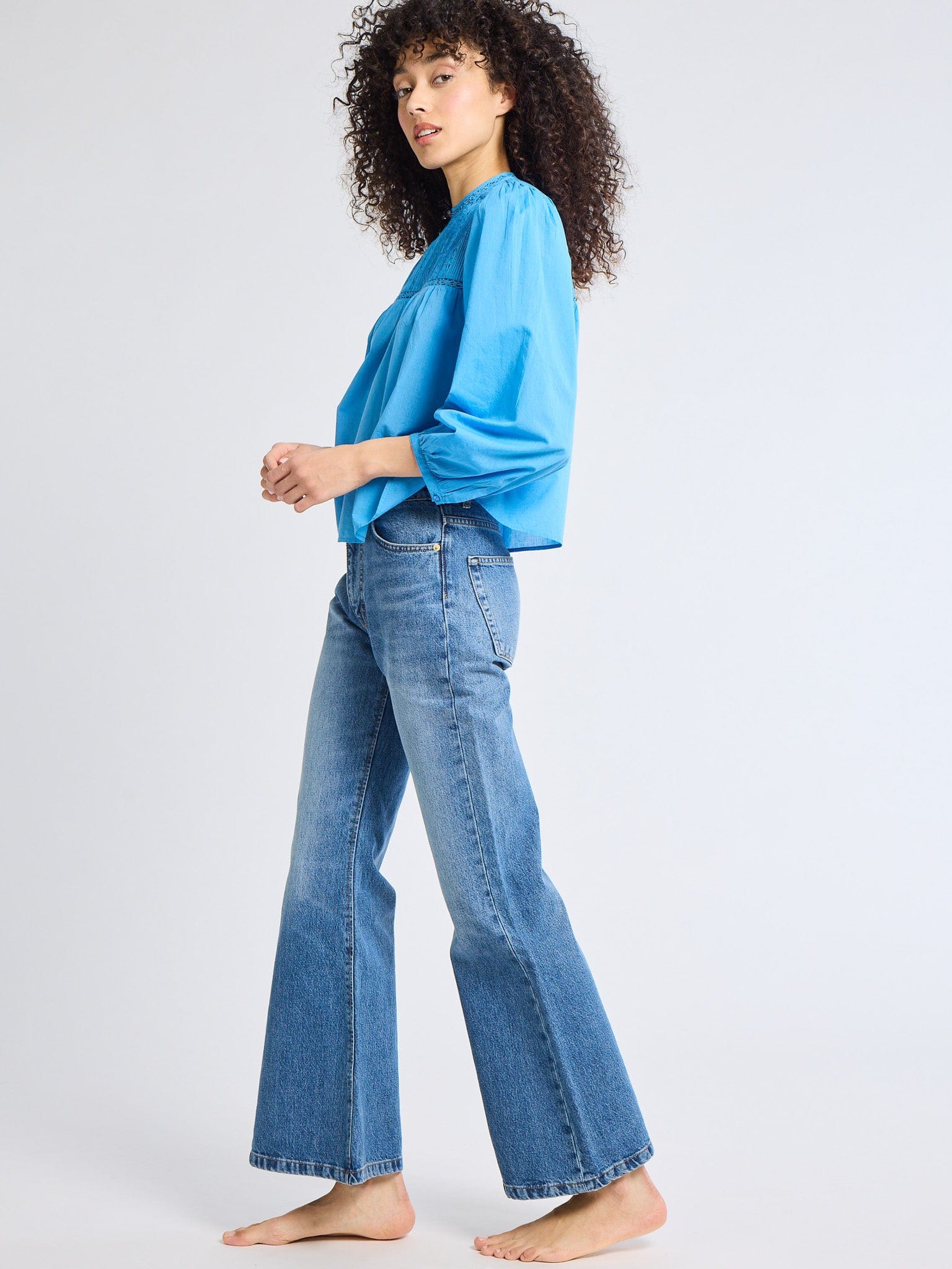 Constance Top in Cendre Blue