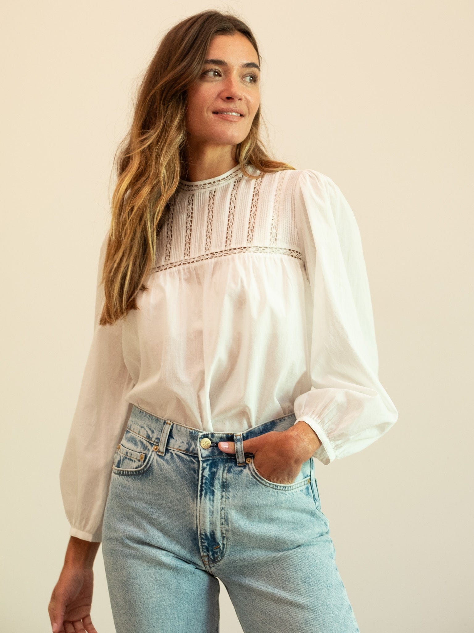 Constance Top in White