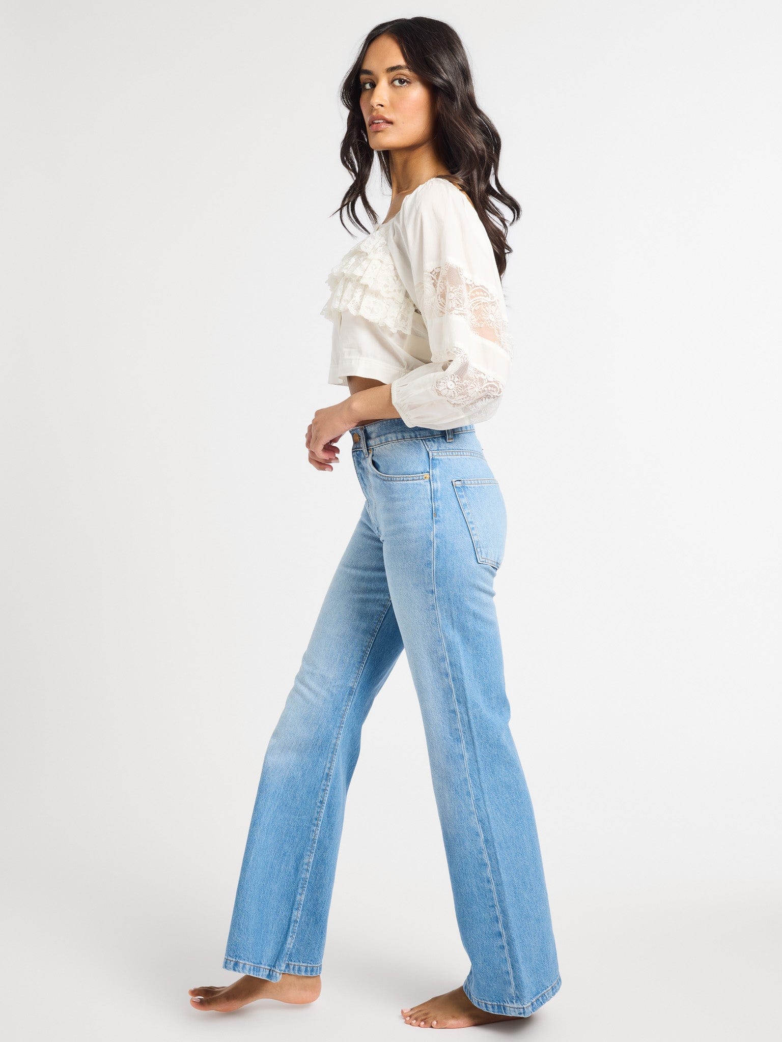 Corinne Top in Ivory