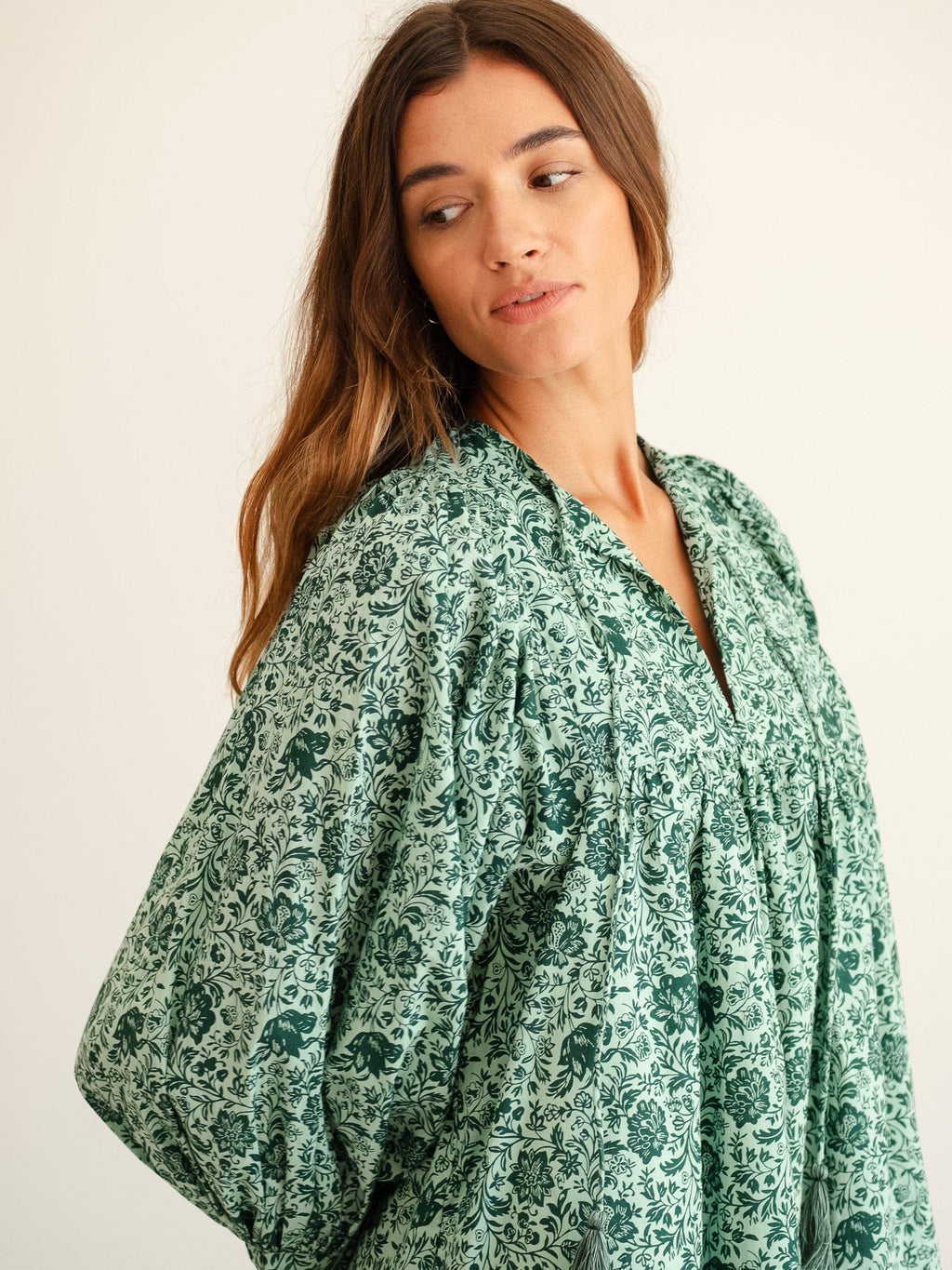 Daisy Dress in Jade Floral