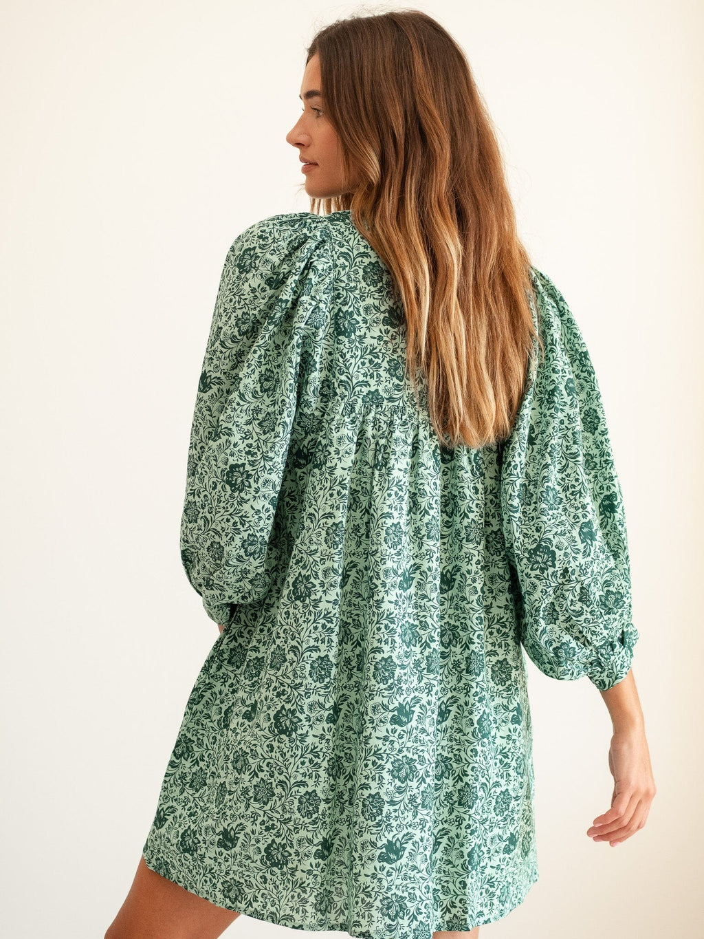Daisy Dress in Jade Floral