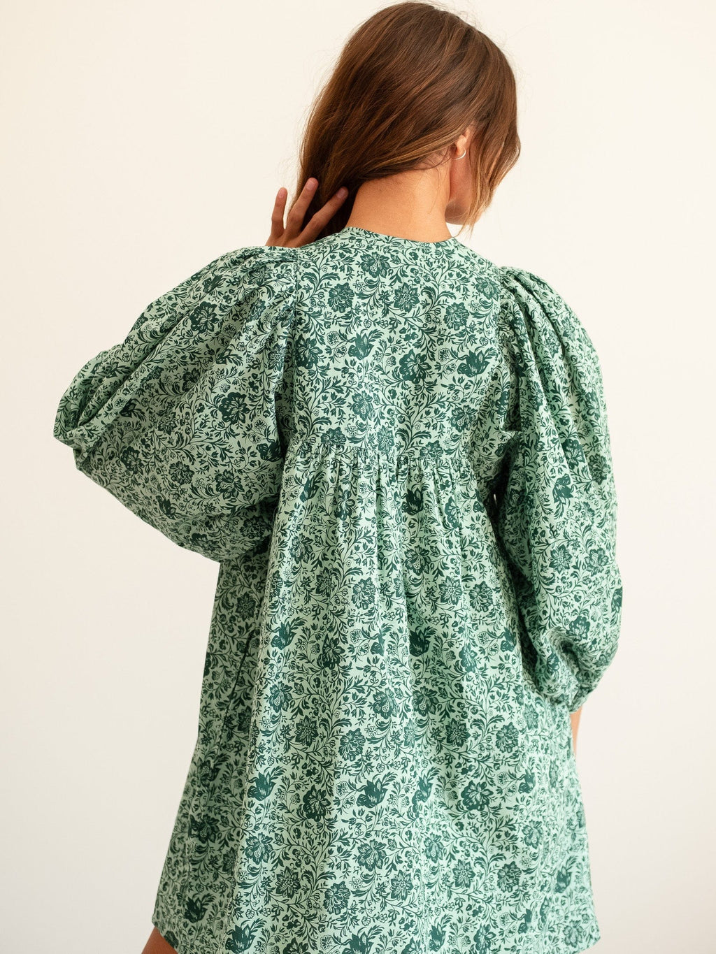 Daisy Dress in Jade Floral