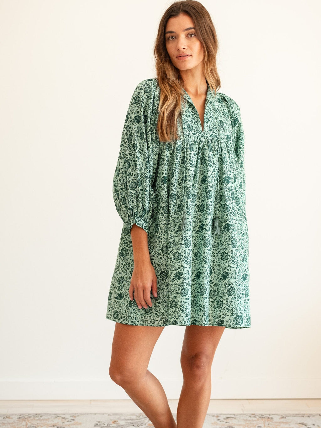 Daisy Dress in Jade Floral