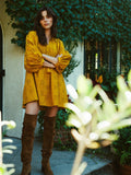 Daisy Dress in Marigold Eyelet