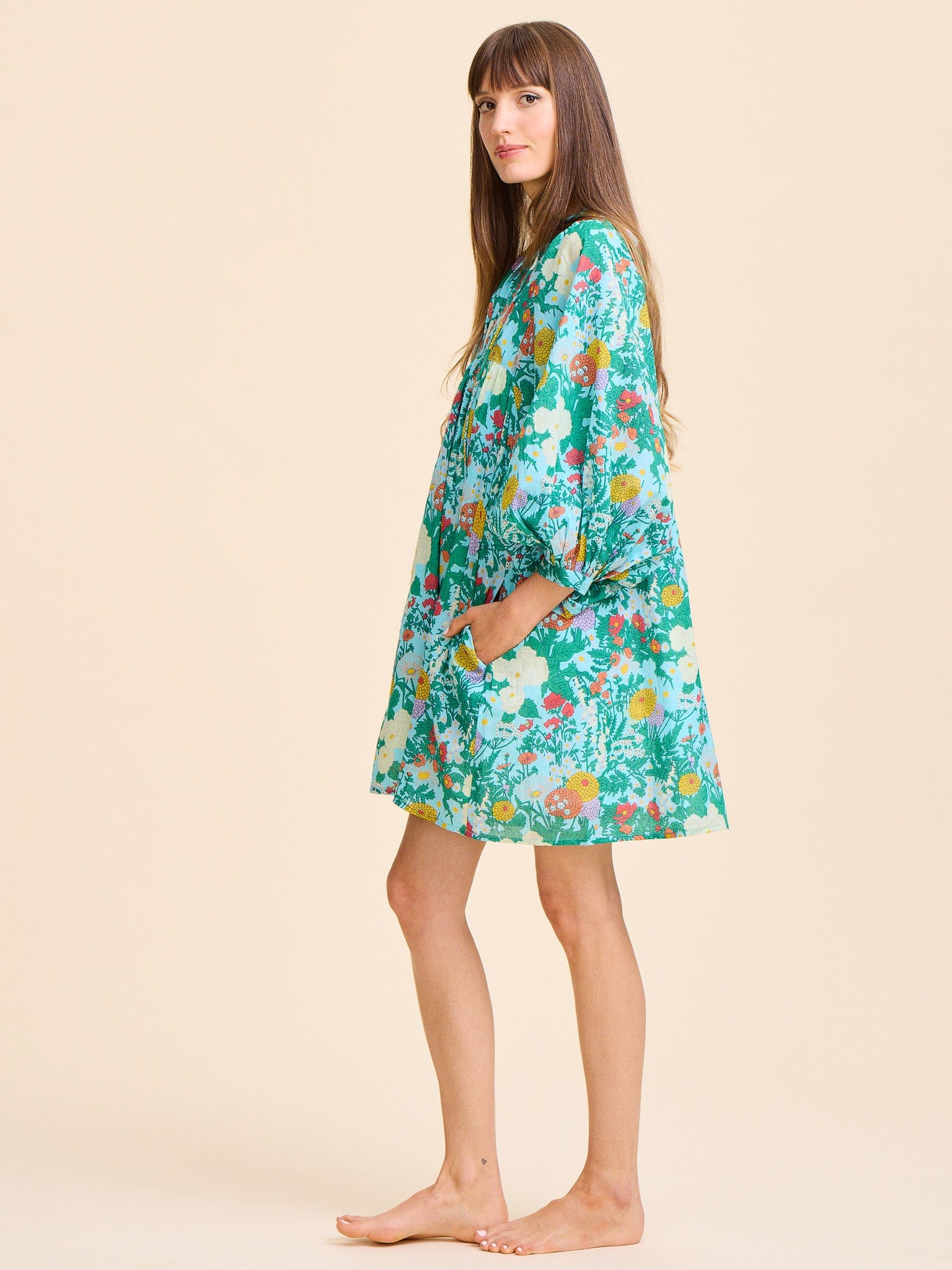 Daisy Dress in Swedish Garden