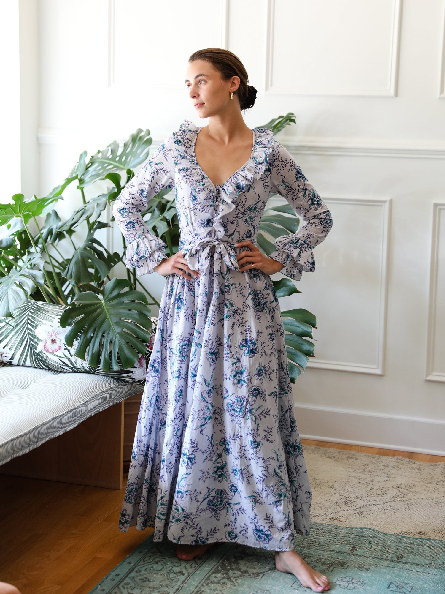 Elisabetta Dress in Cornflower
