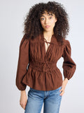 Ella Top in Chocolate