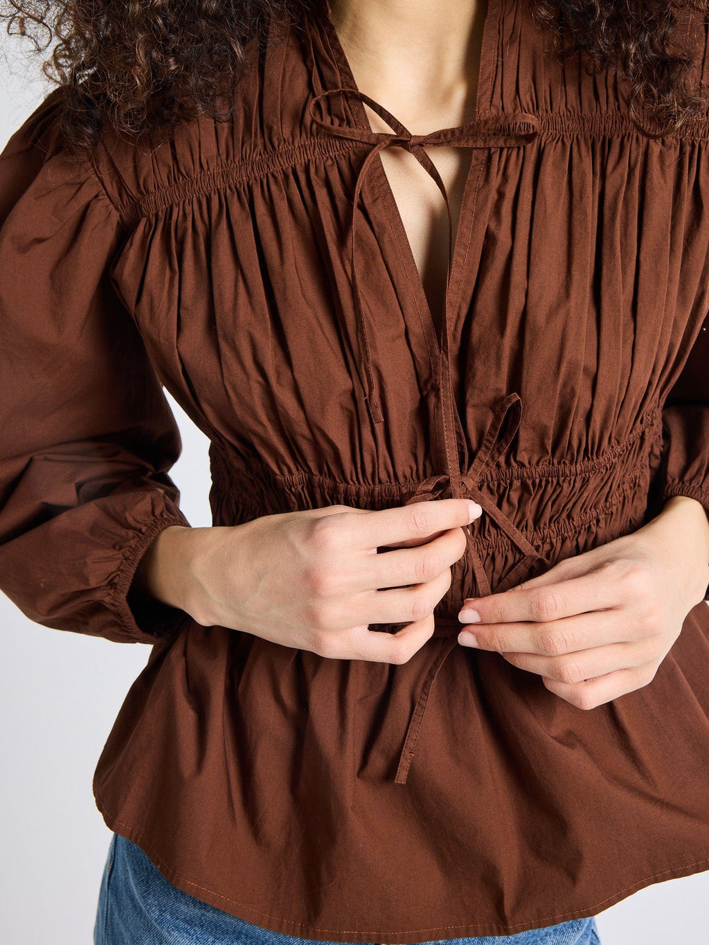 Ella Top in Chocolate