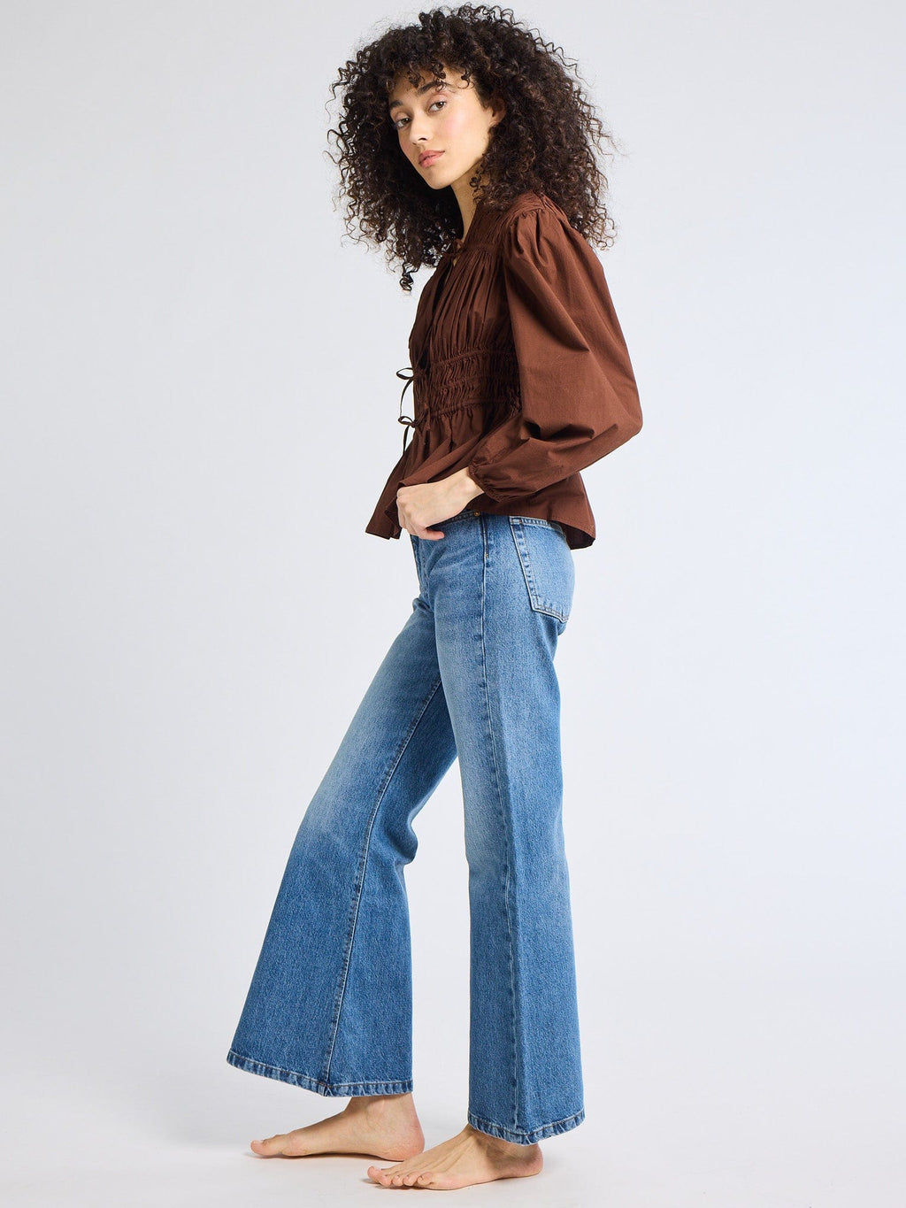 Ella Top in Chocolate