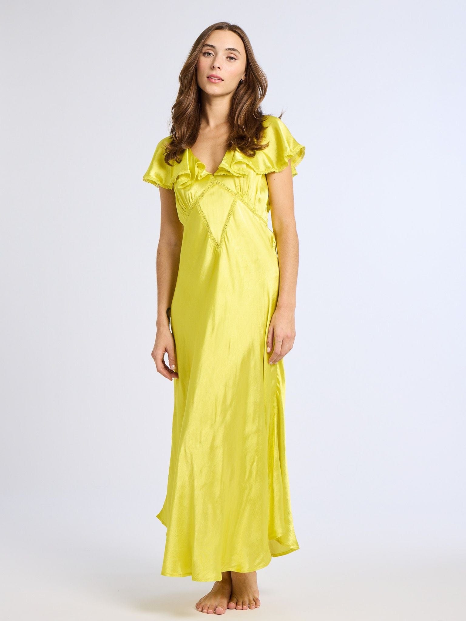 Eloise Dress in Citron