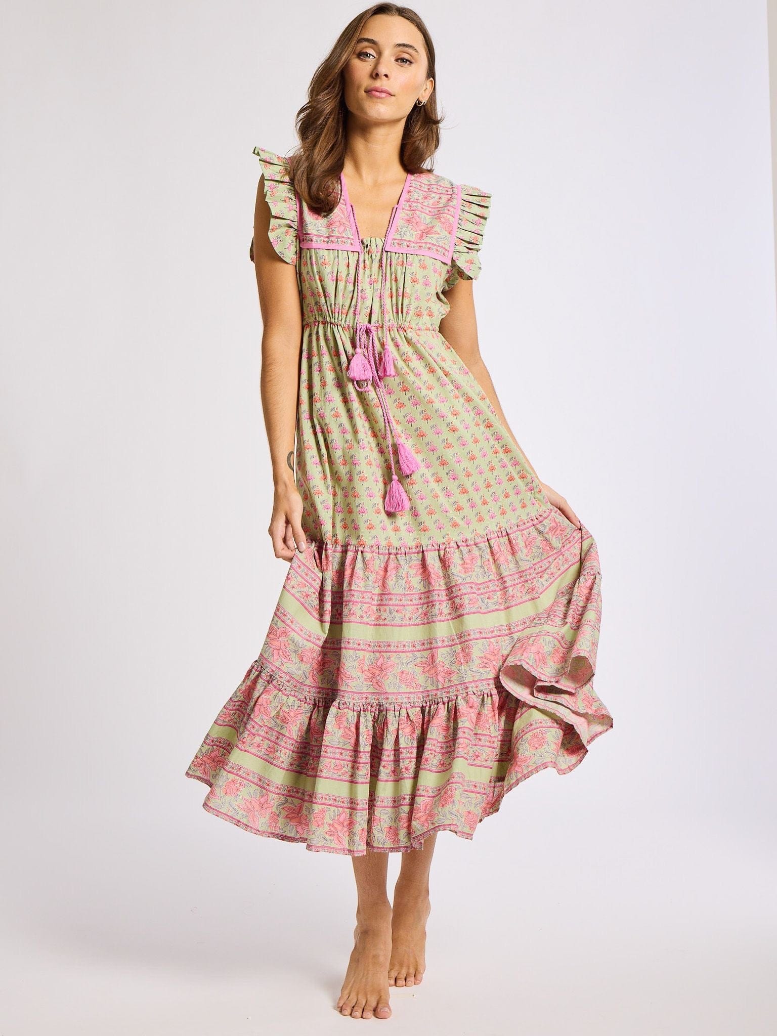 Esme Dress in Tulip Print