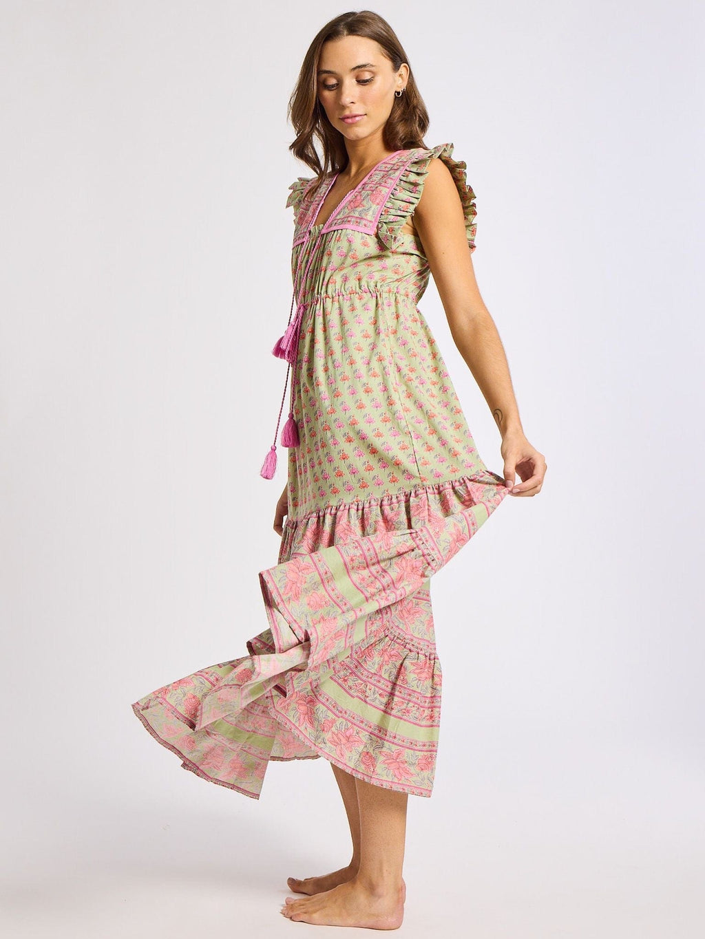 Esme Dress in Tulip Print