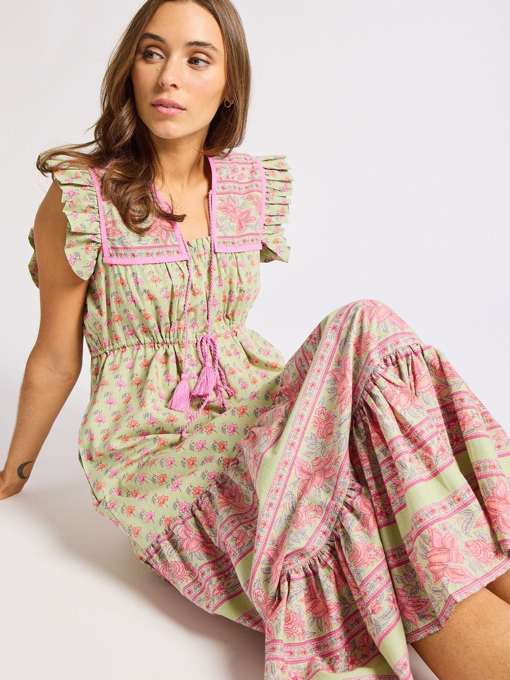 Esme Dress in Tulip Print