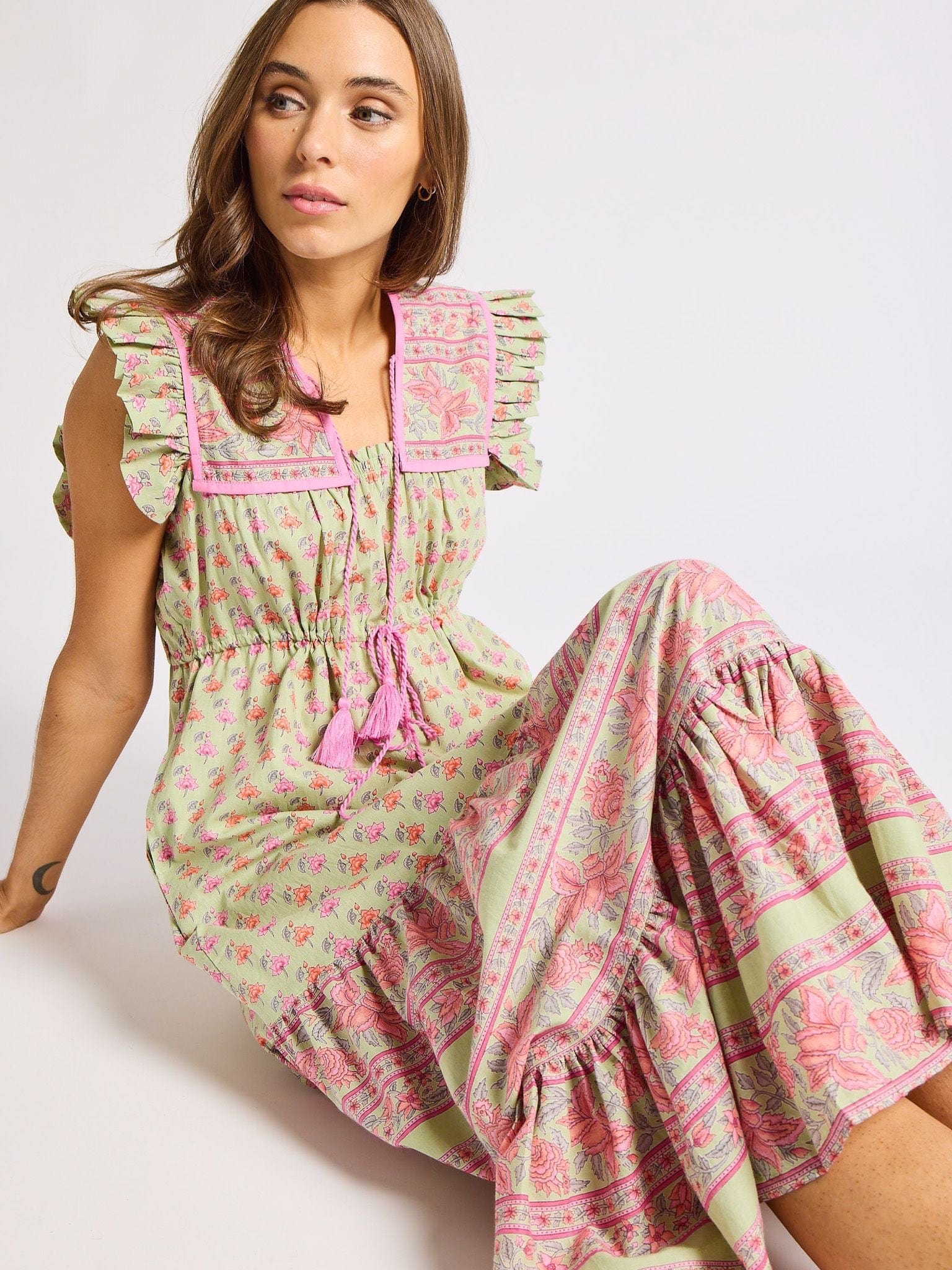 Esme Dress in Tulip Print