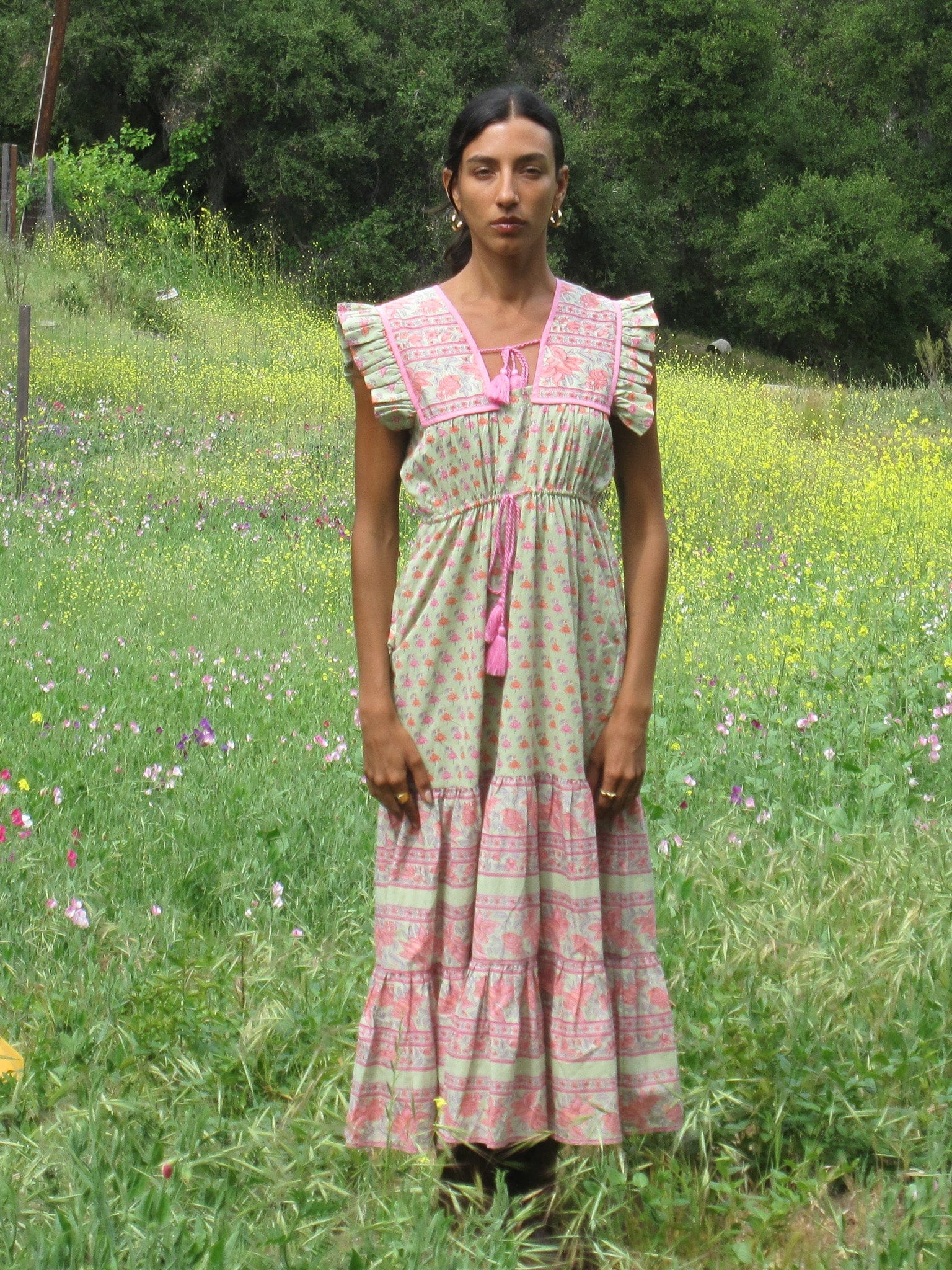 Esme Dress in Tulip Print