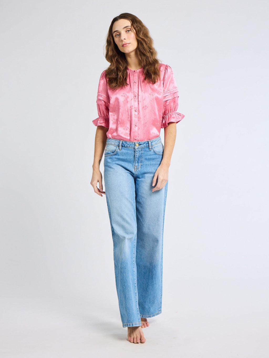 Fayette Top in Geranium