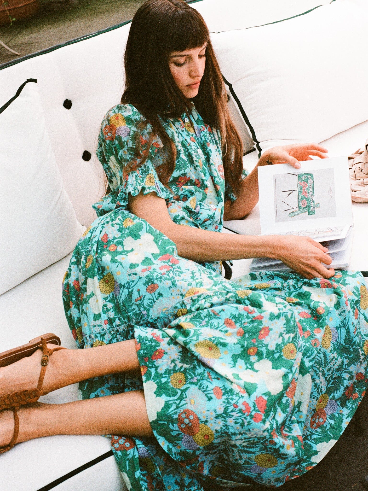 Françoise Skirt in Swedish Garden
