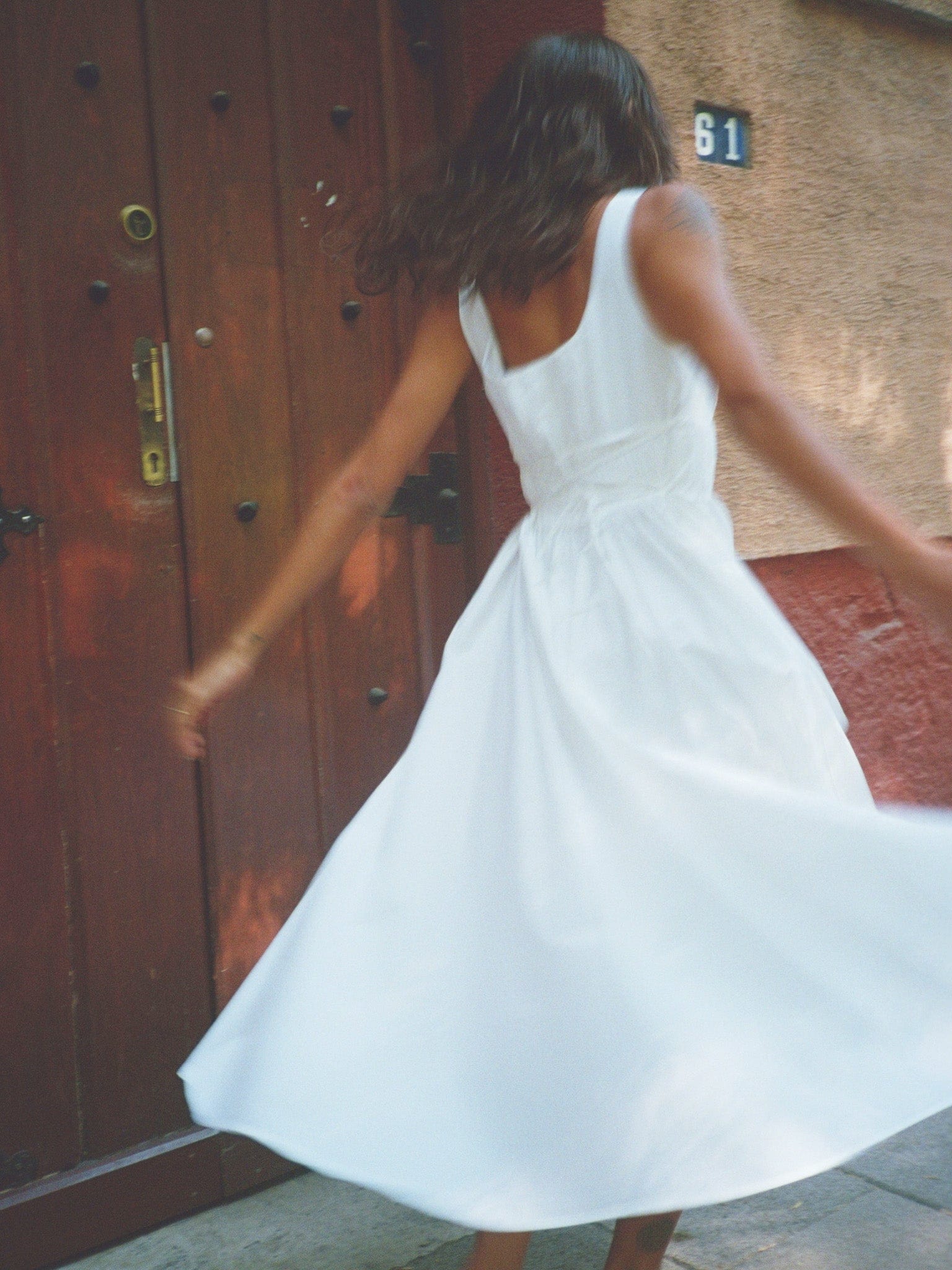 Frannie Dress in White