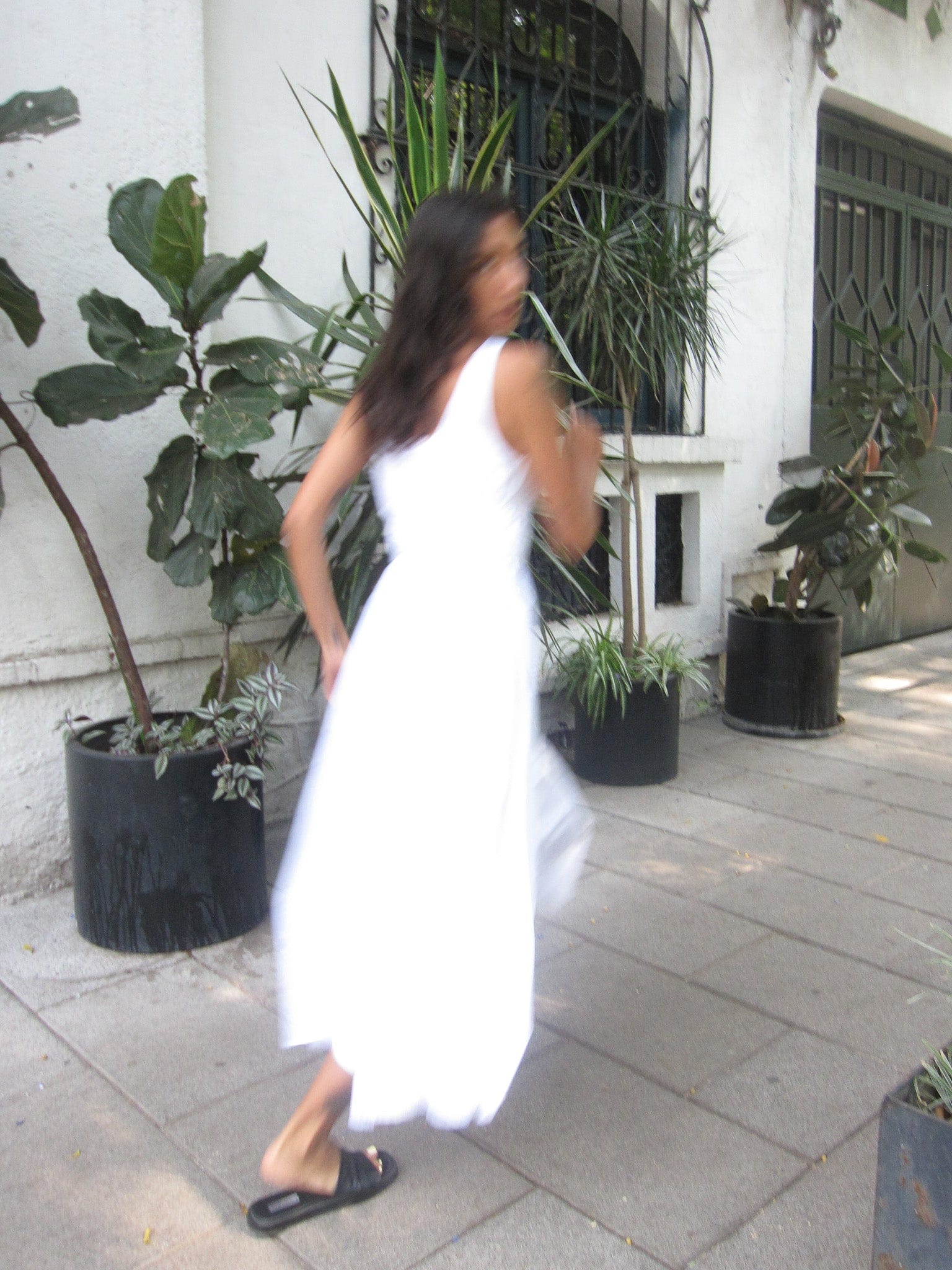 Frannie Dress in White