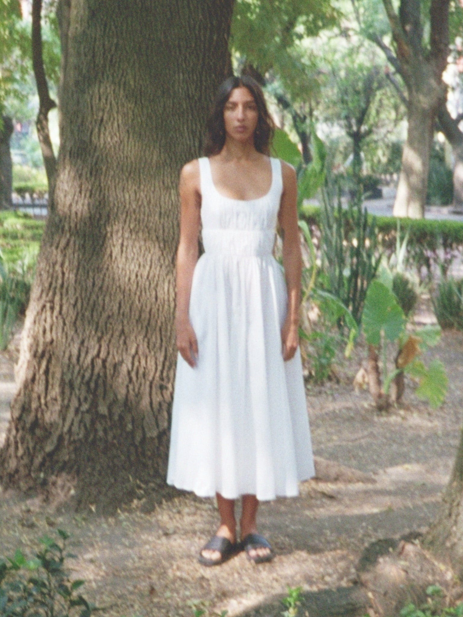 Frannie Dress in White