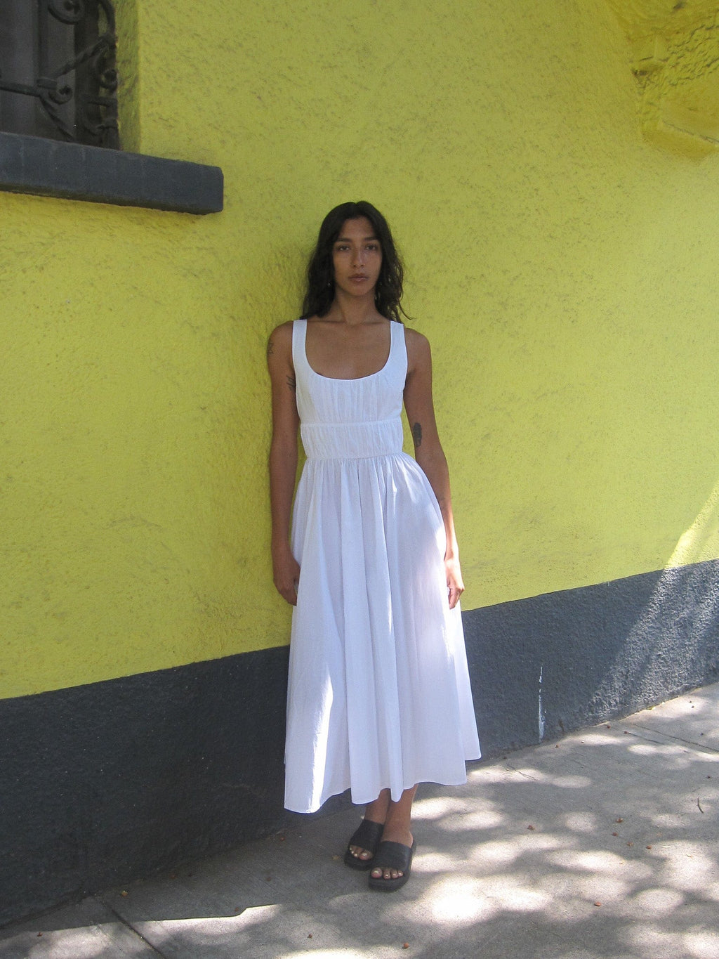 Frannie Dress in White