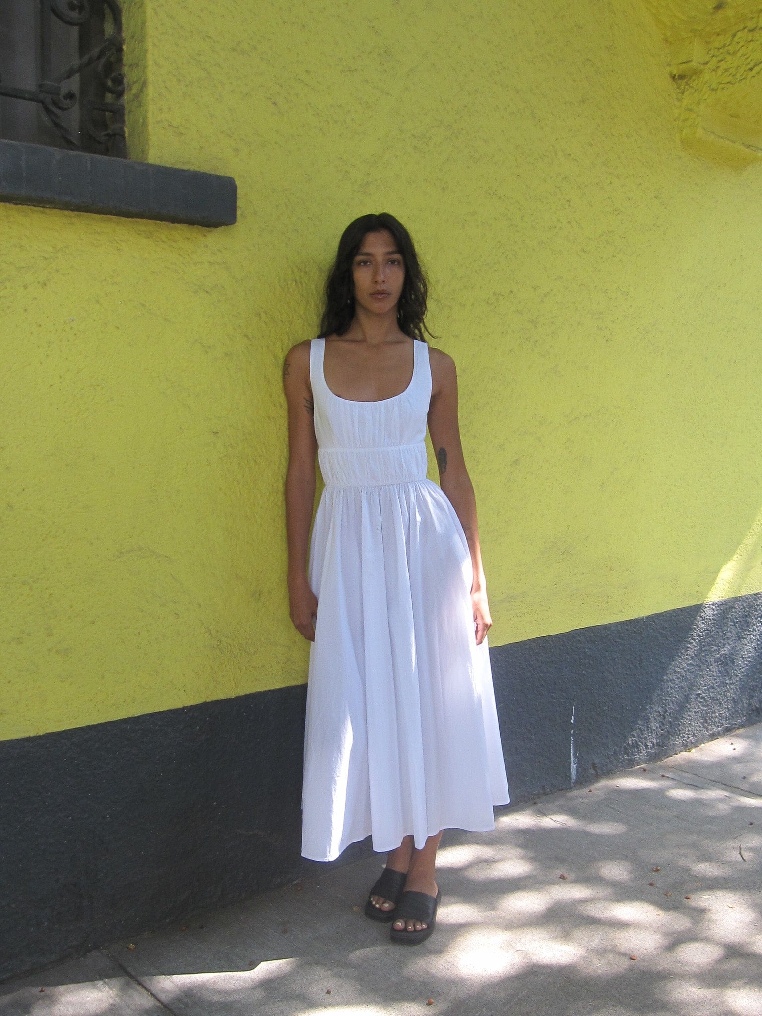 Frannie Dress in White