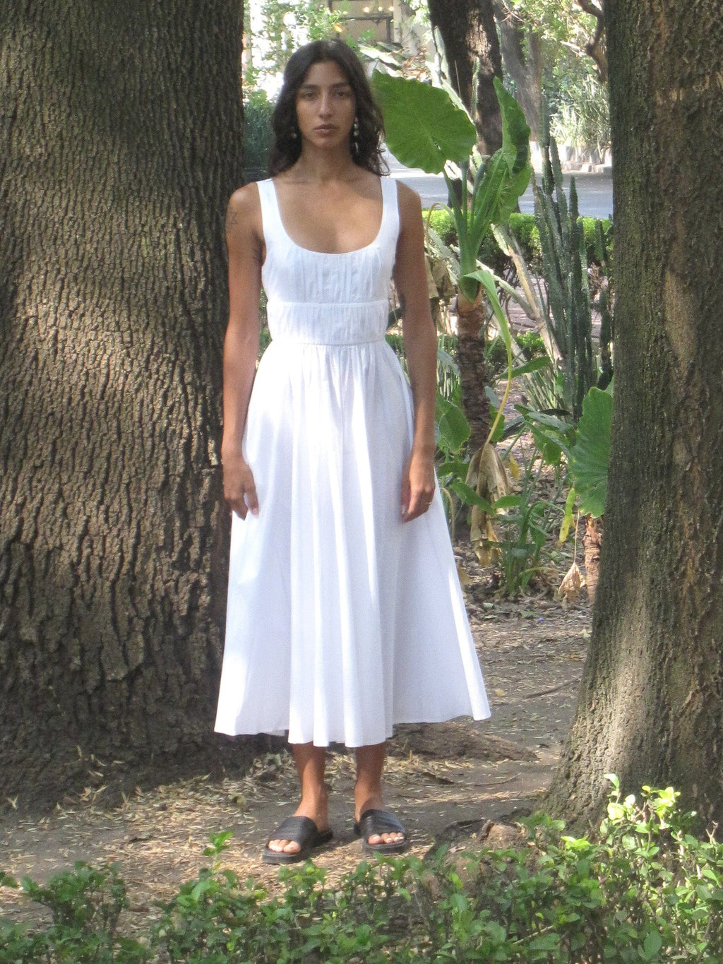 Frannie Dress in White
