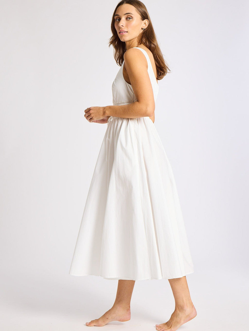 Frannie Dress in White