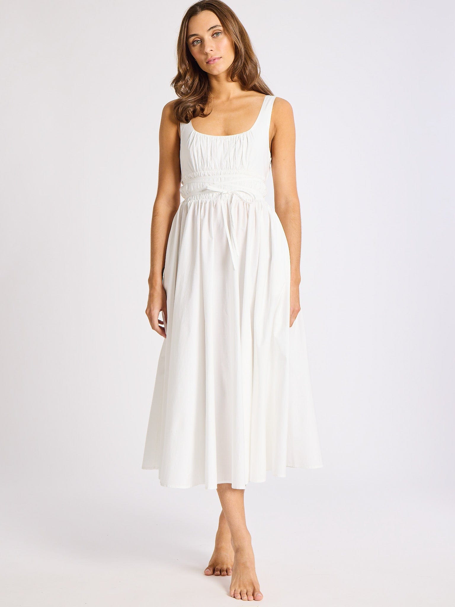 Frannie Dress in White