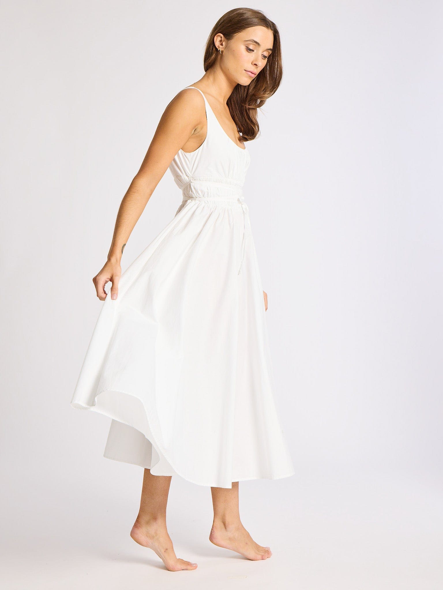Frannie Dress in White