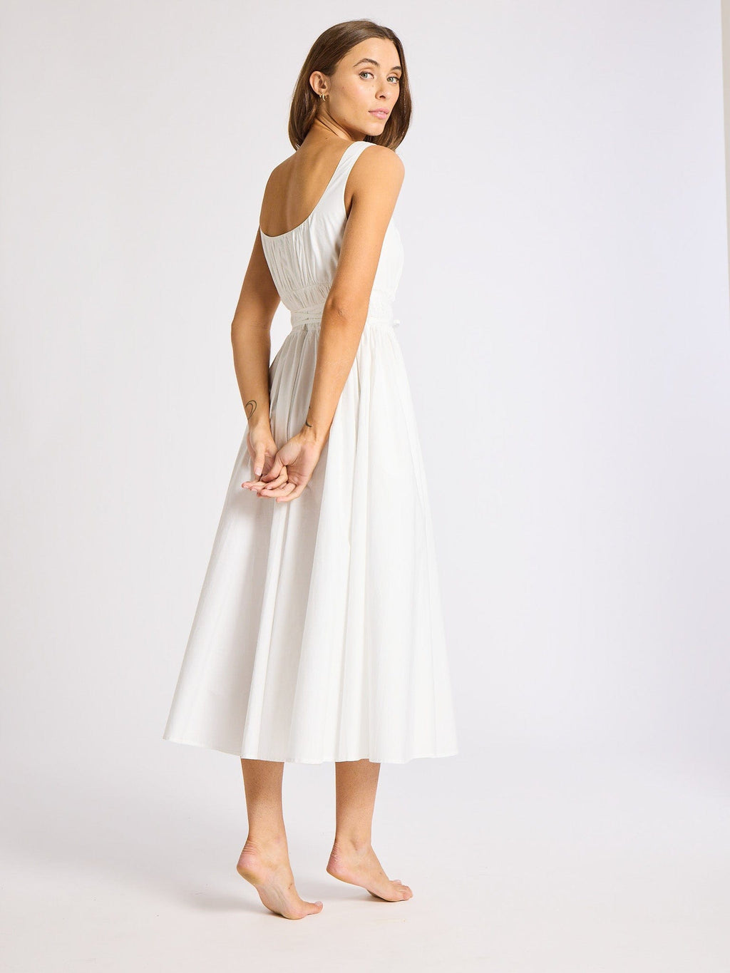 Frannie Dress in White