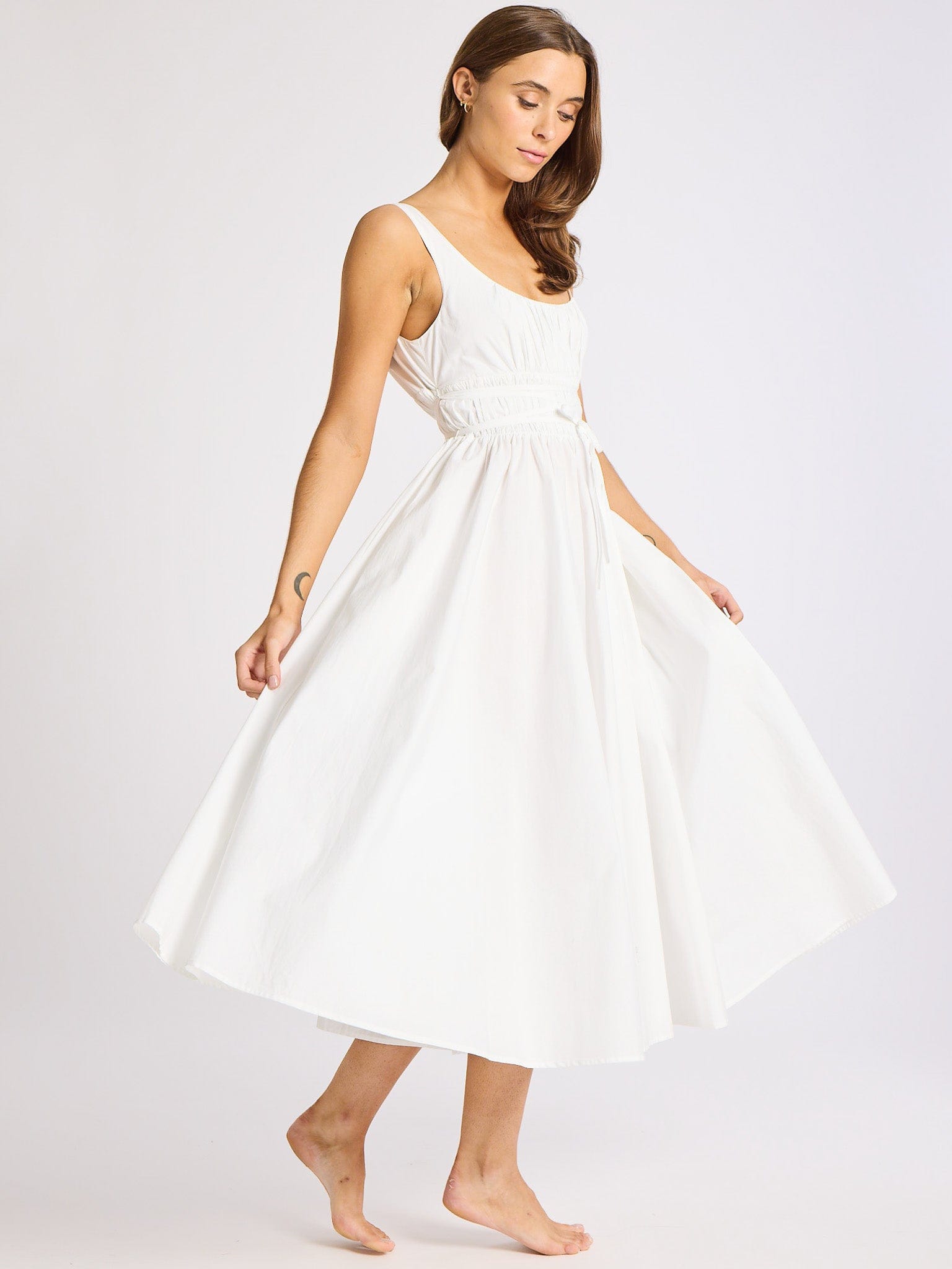 Frannie Dress in White