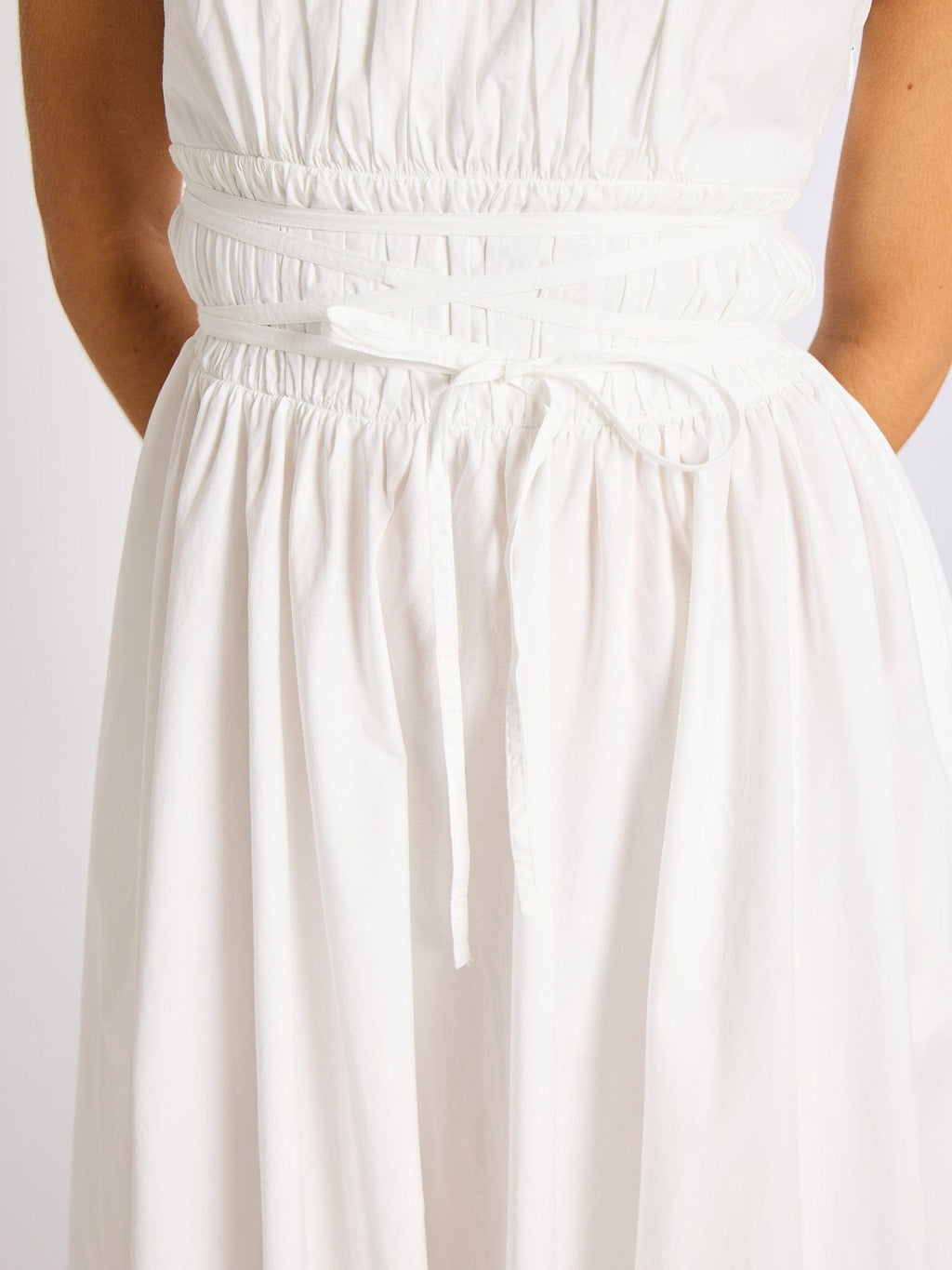 Frannie Dress in White