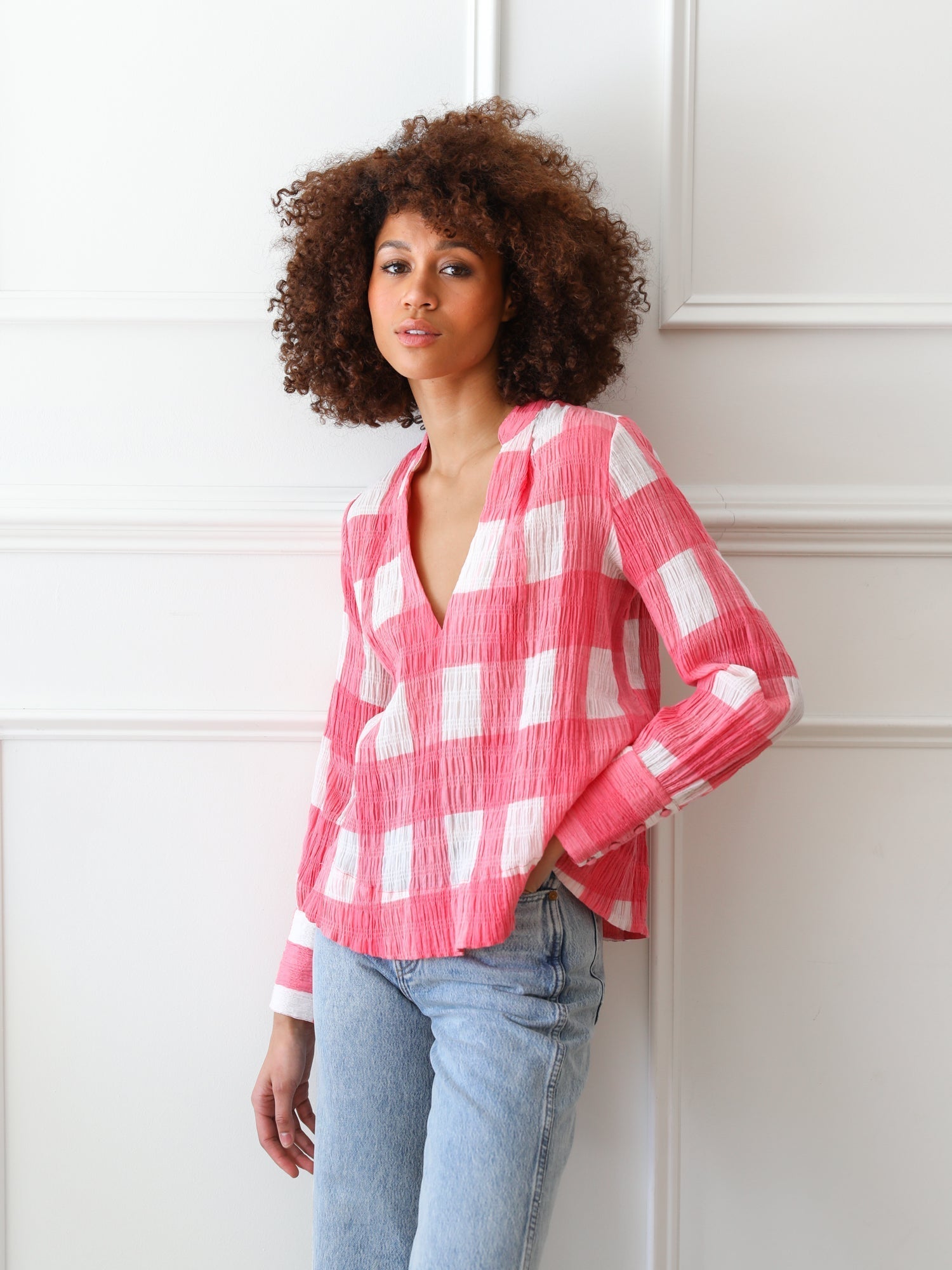 Freya Top in Watermelon