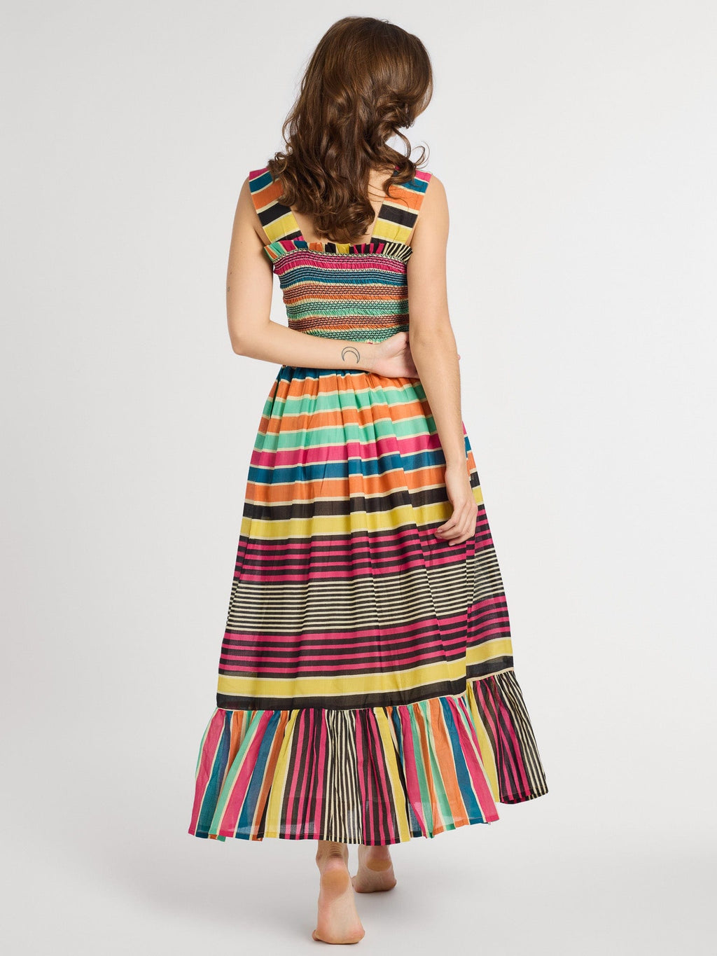 Garden Dress in Ibiza Stripe