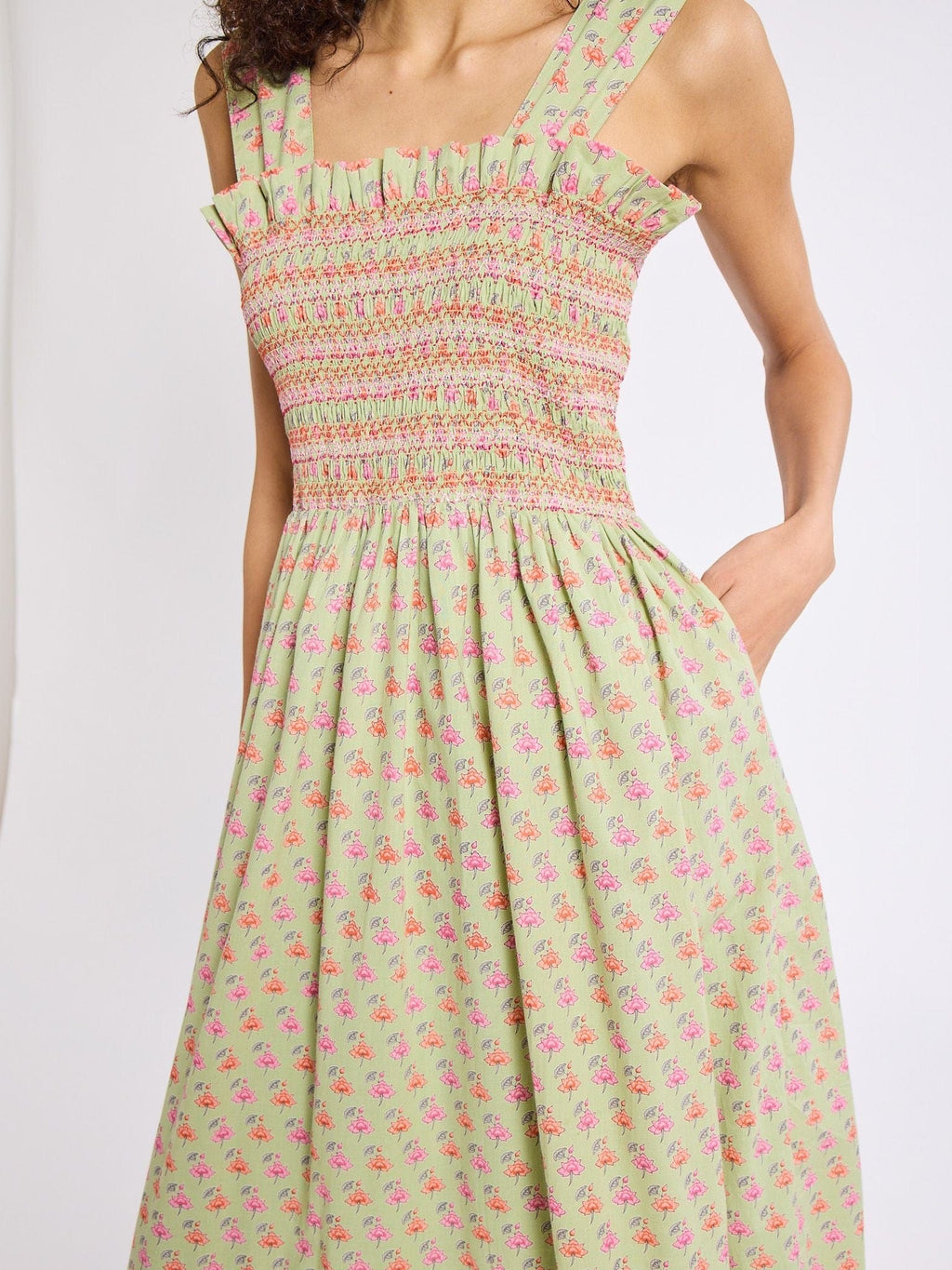 Garden Dress in Tulip Print