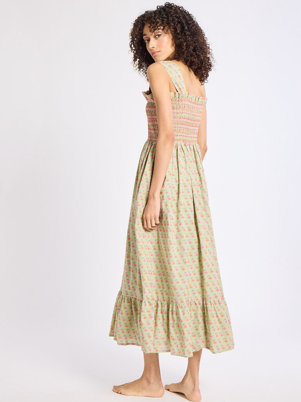 Garden Dress in Tulip Print