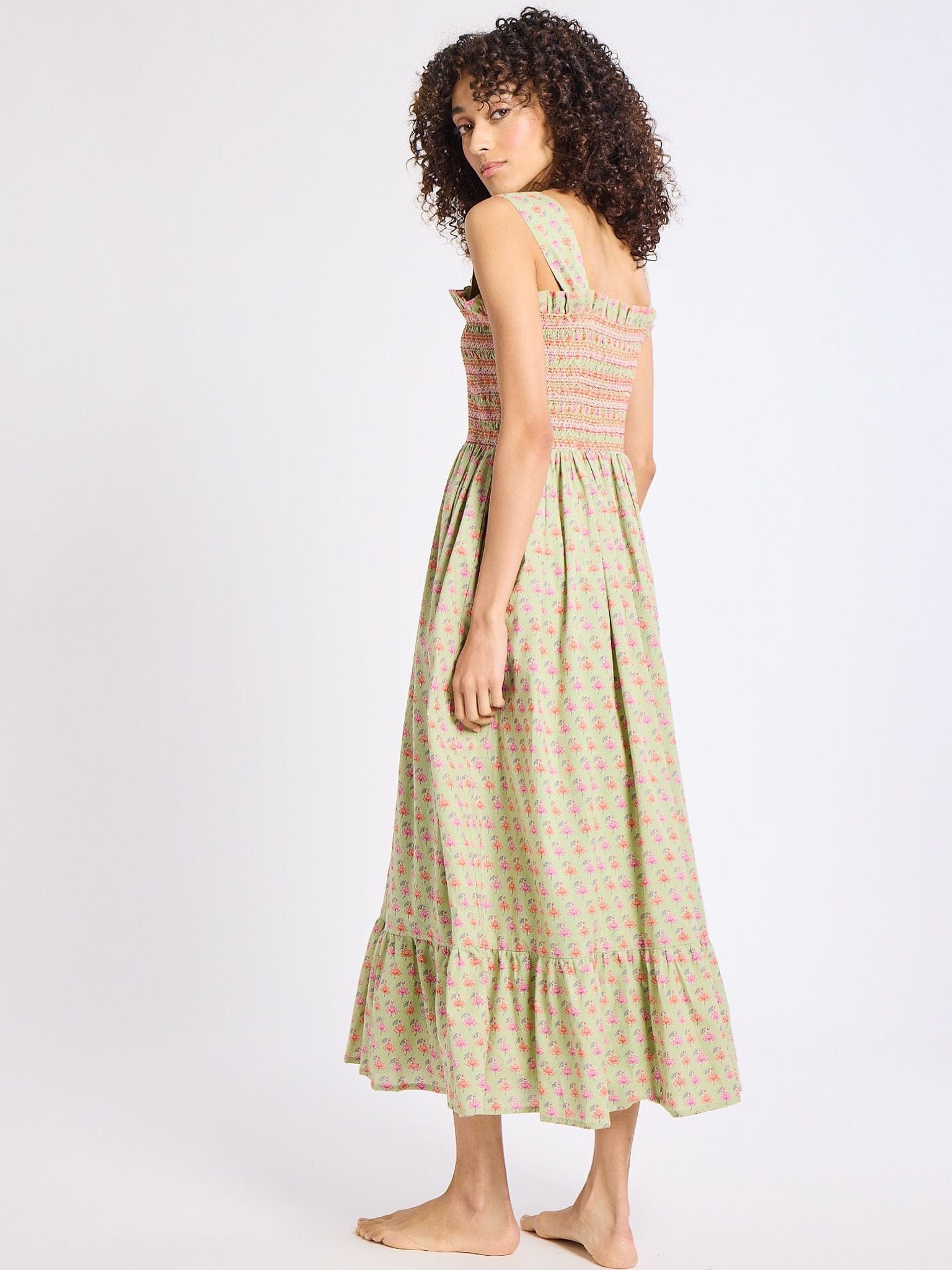 Garden Dress in Tulip Print