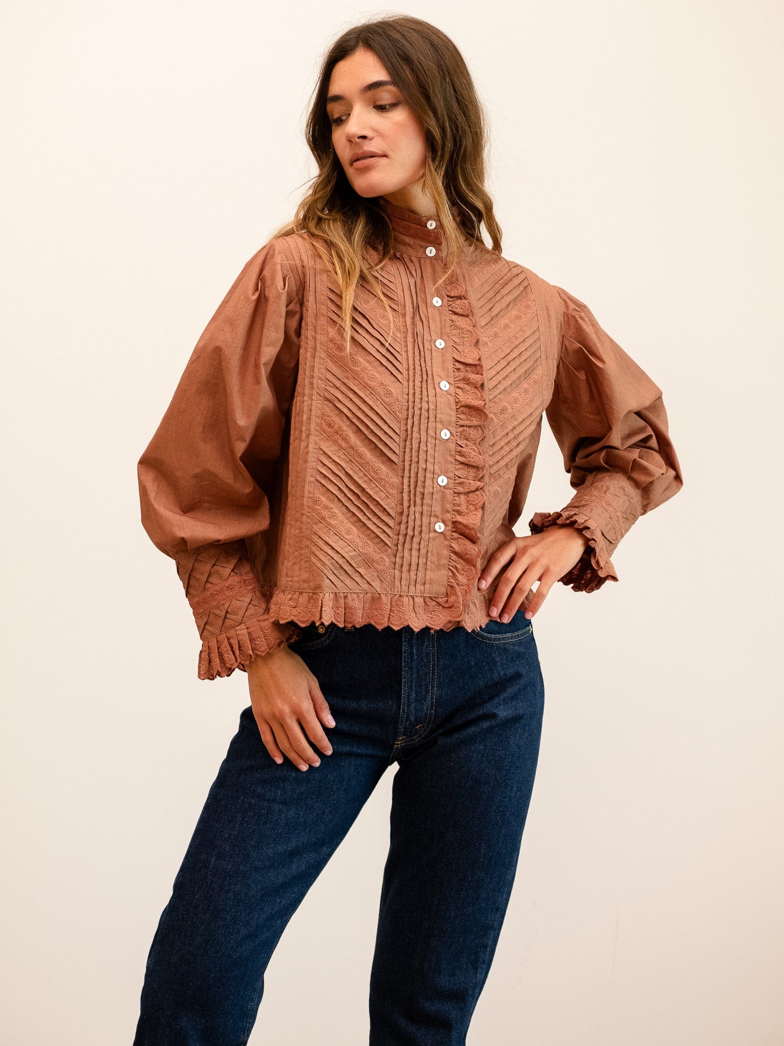 Georgina Top in Mousse