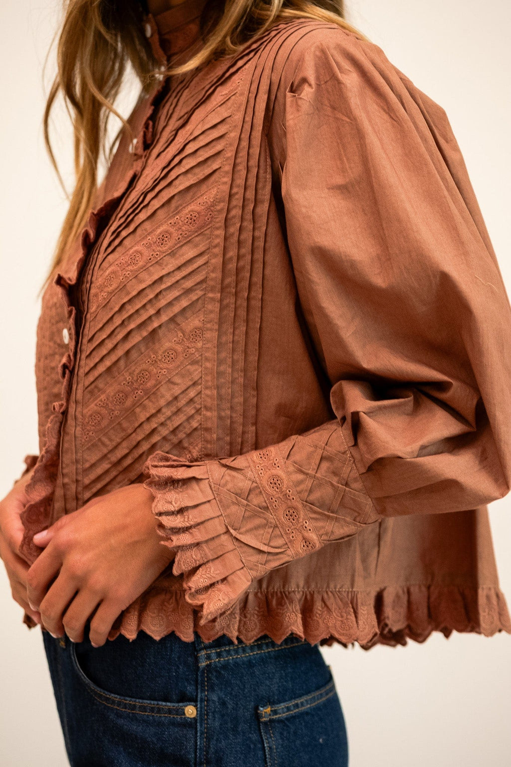 Georgina Top in Mousse