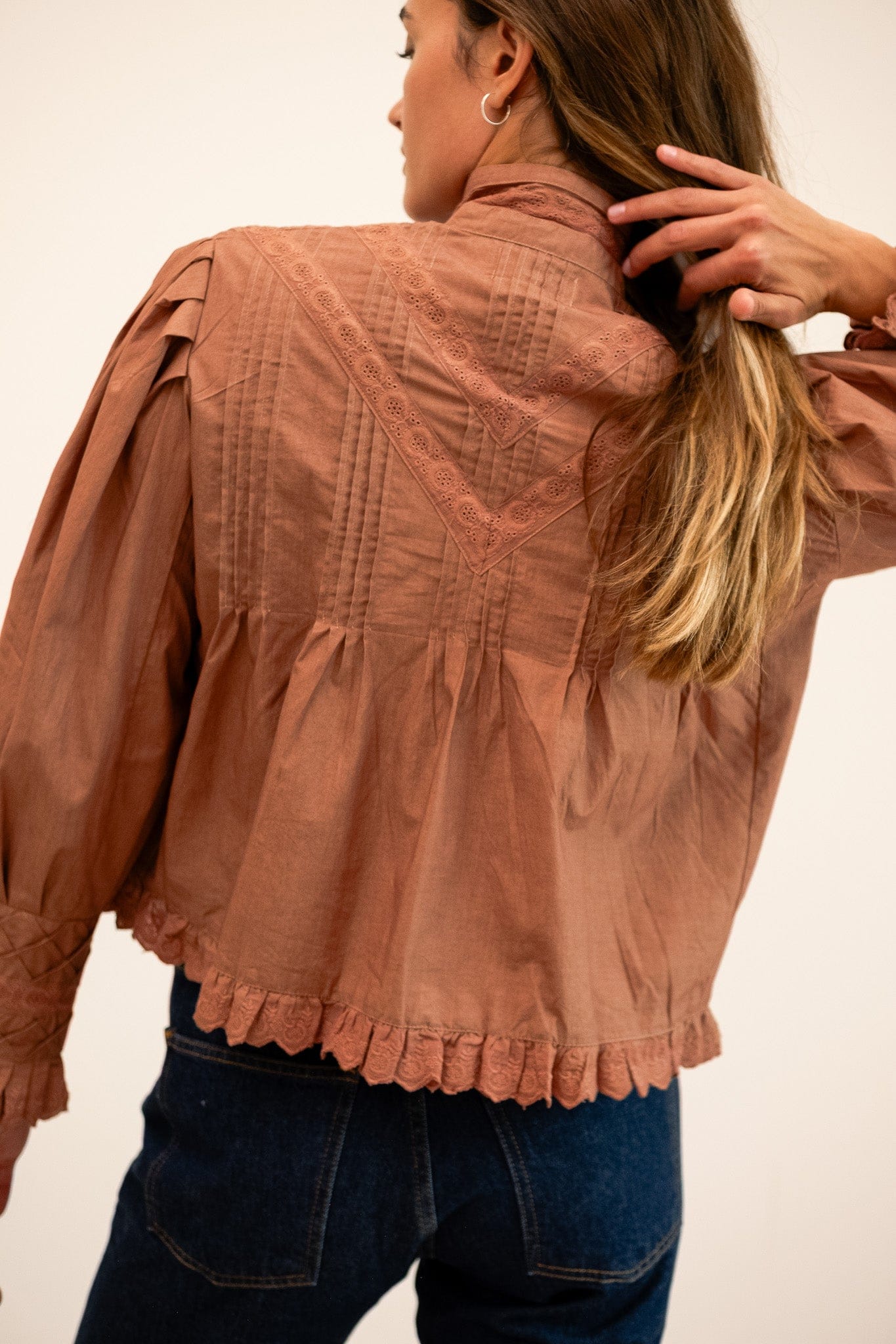 Georgina Top in Mousse