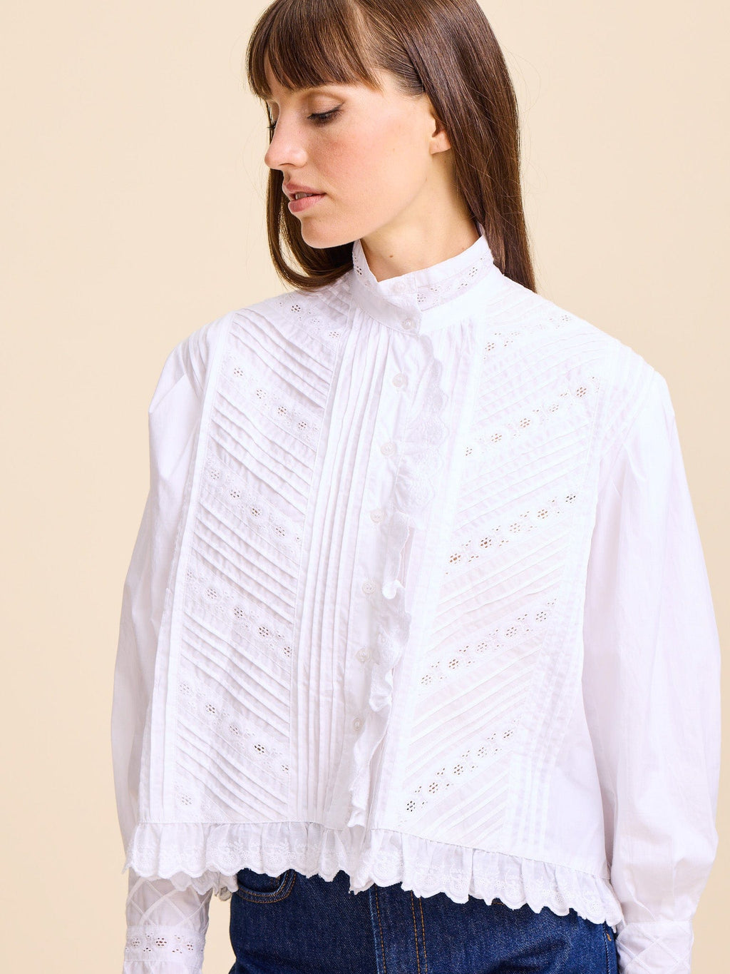 Georgina Top in White