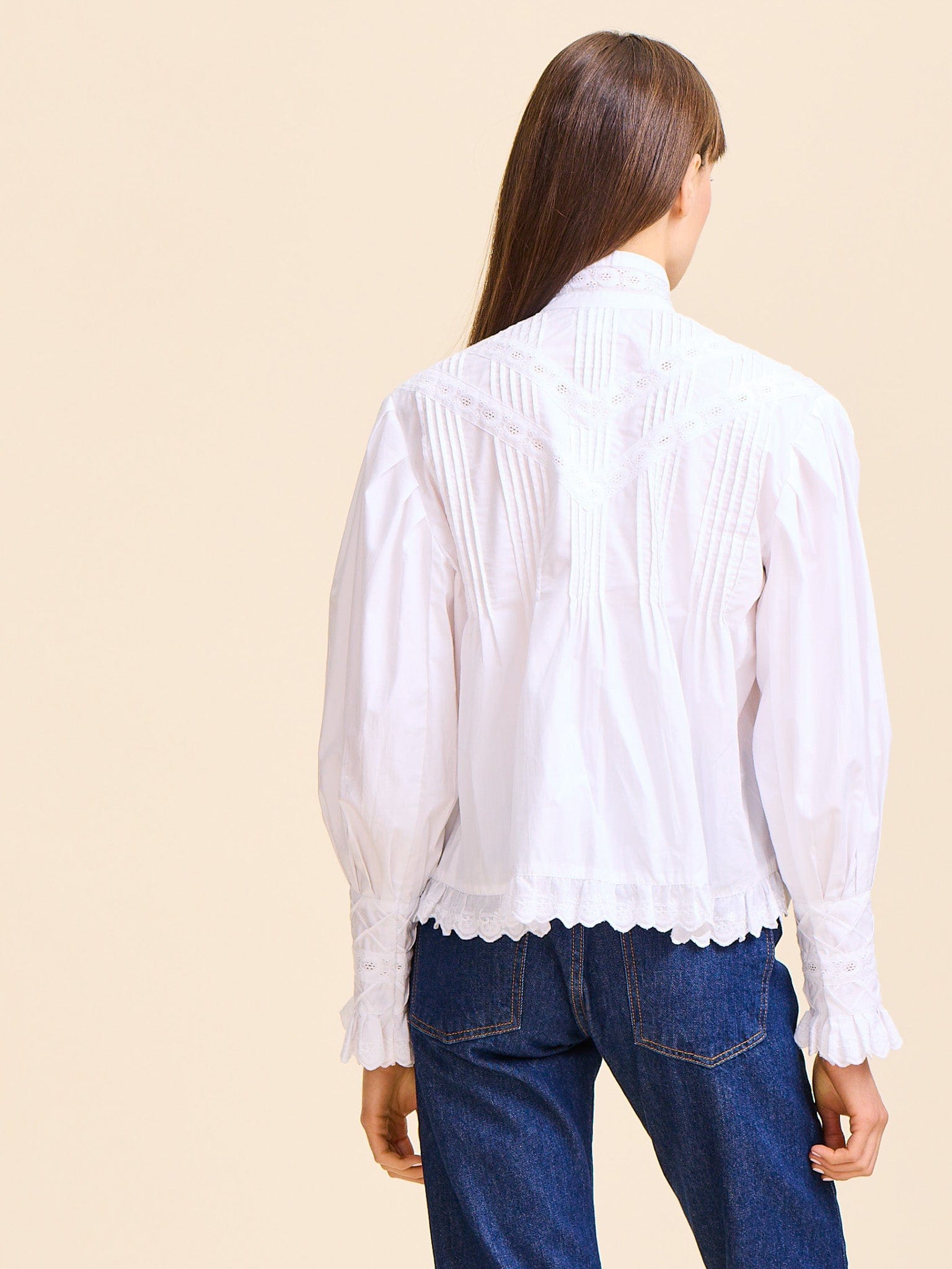 Georgina Top in White