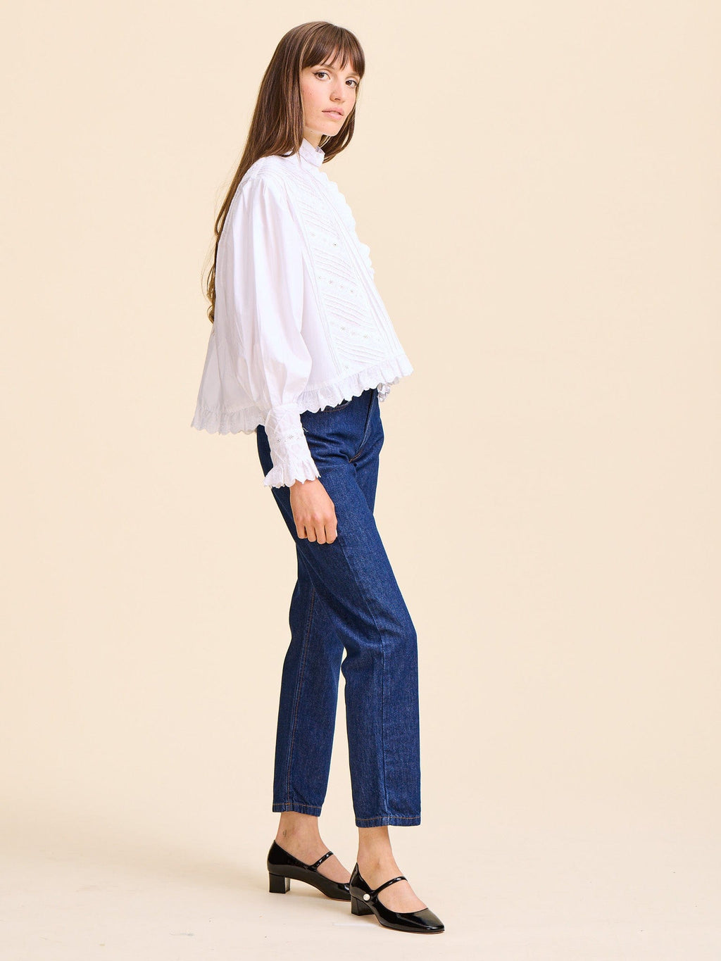 Georgina Top in White