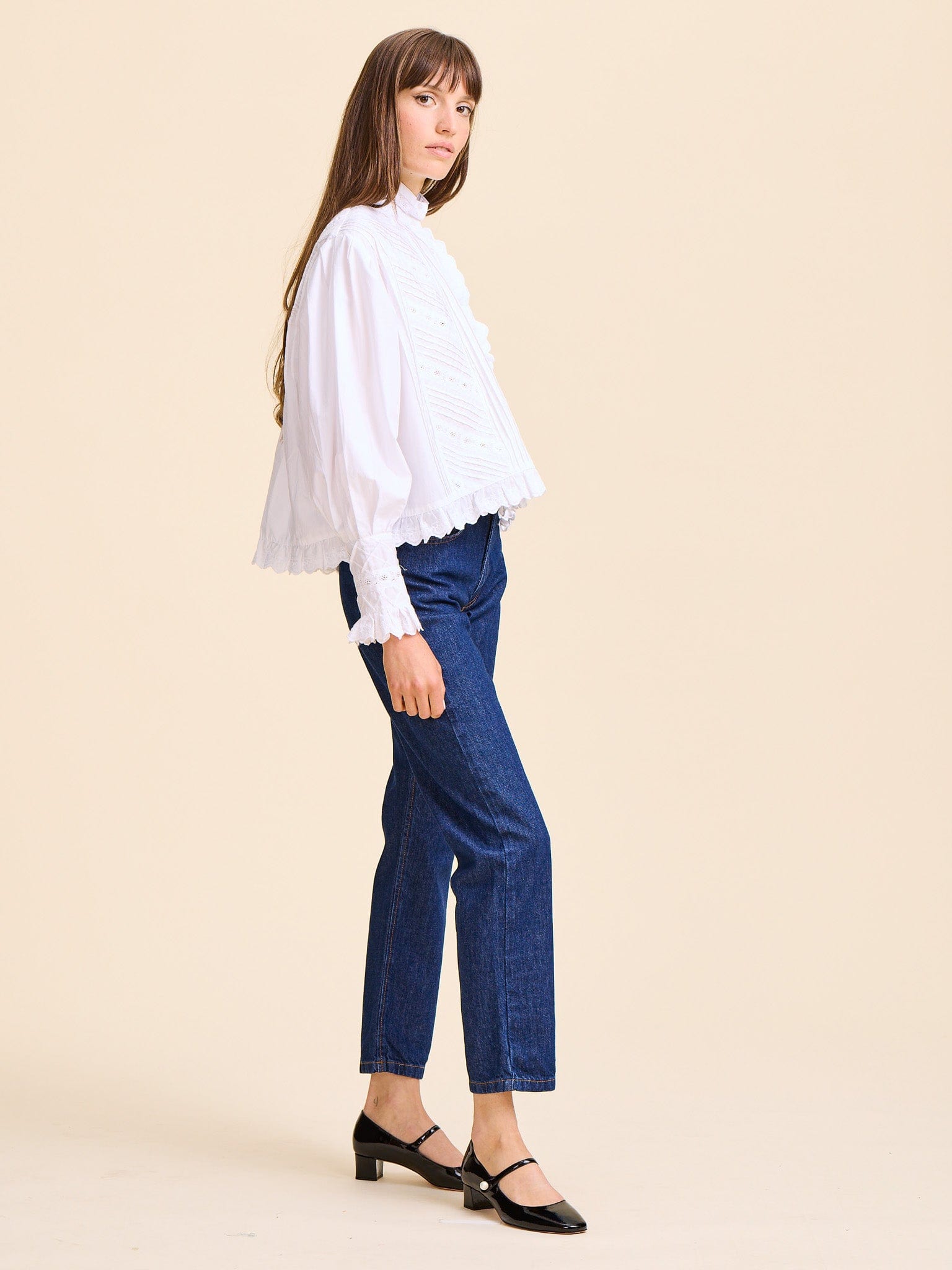 Georgina Top in White
