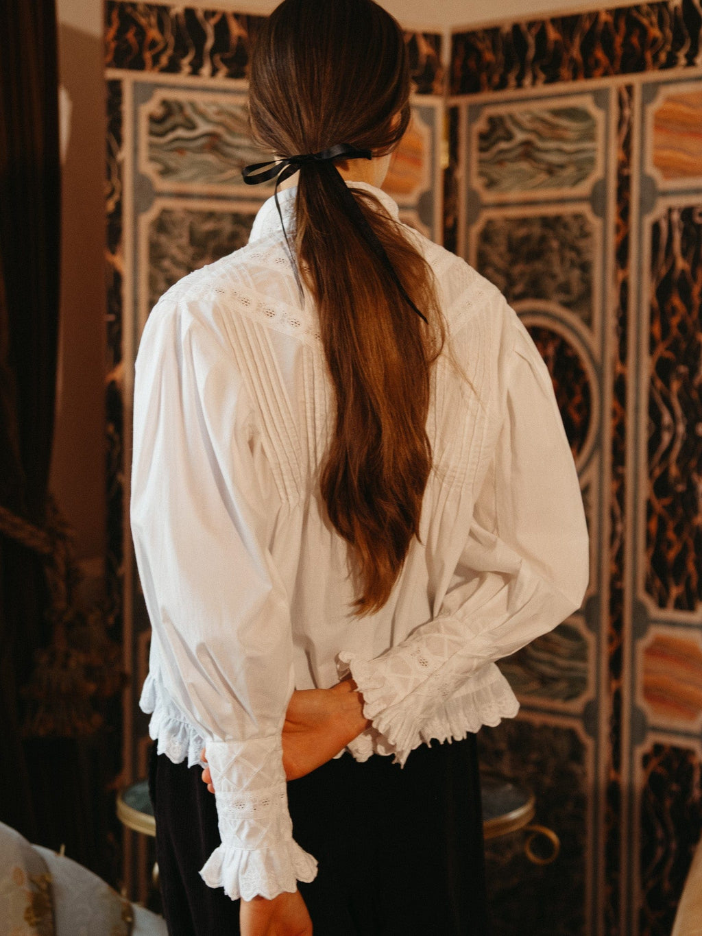 Georgina Top in White