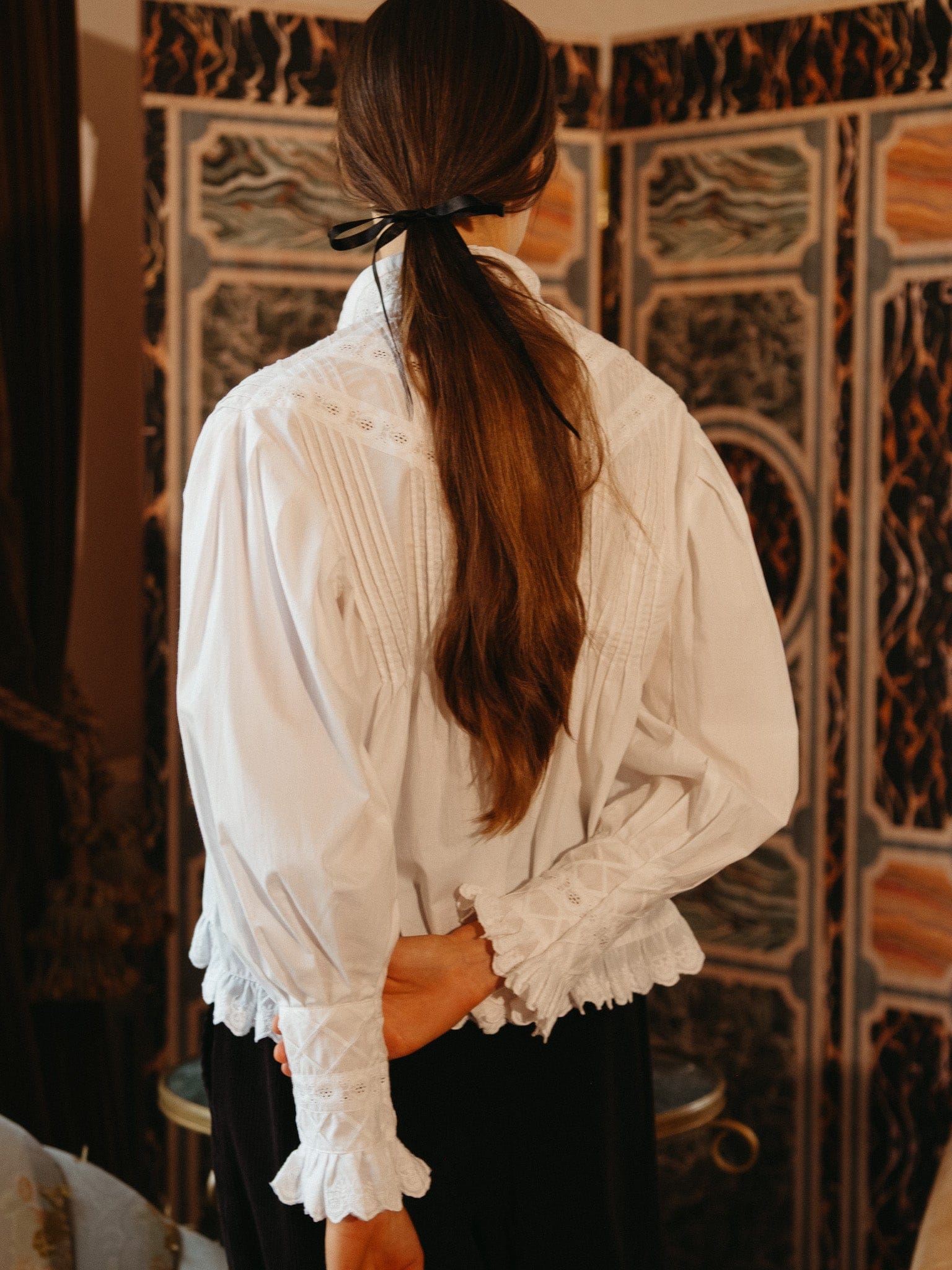 Georgina Top in White