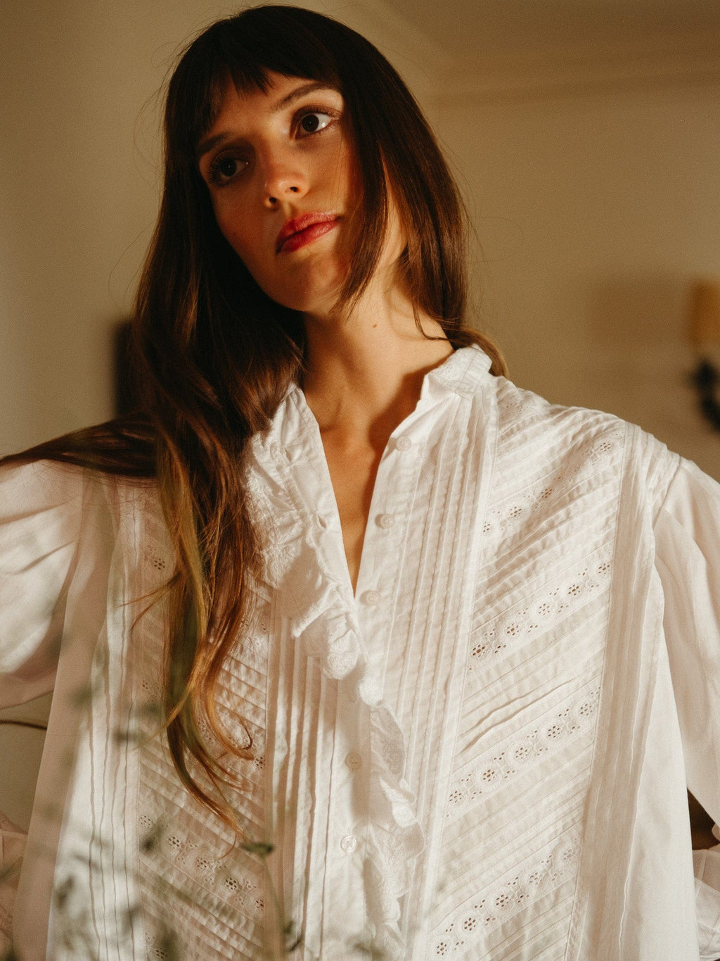 Georgina Top in White