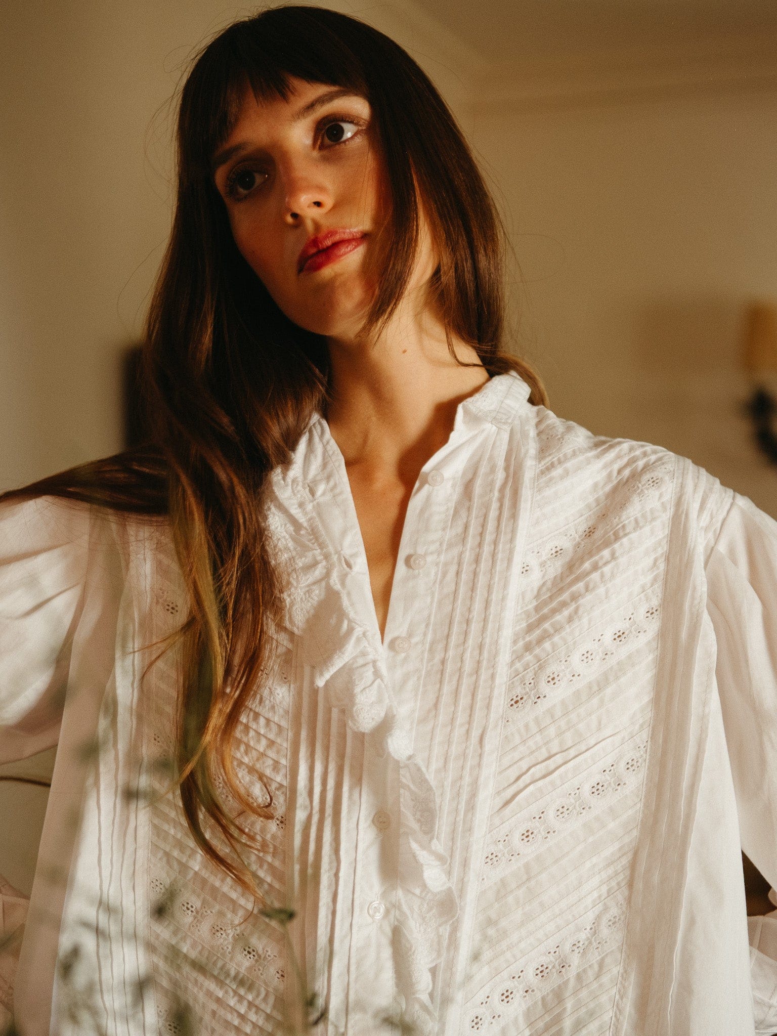 Georgina Top in White