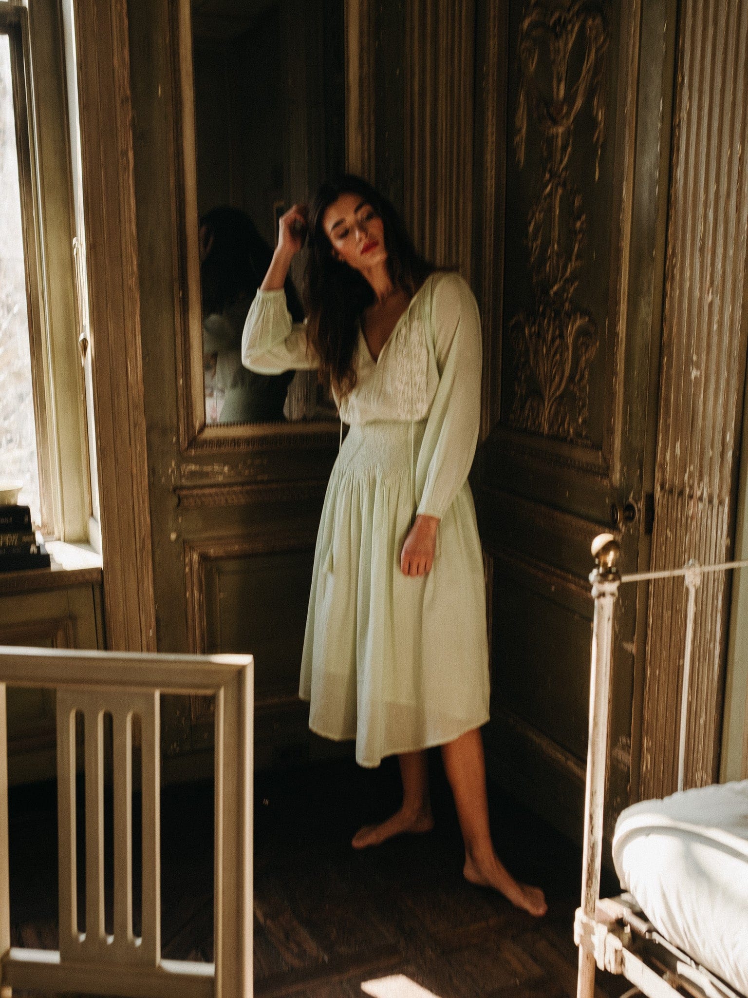 Greta Dress in Meadow